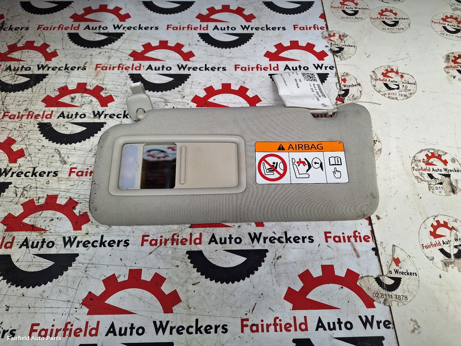 2017-2025 Mazda Cx5 Sunvisor