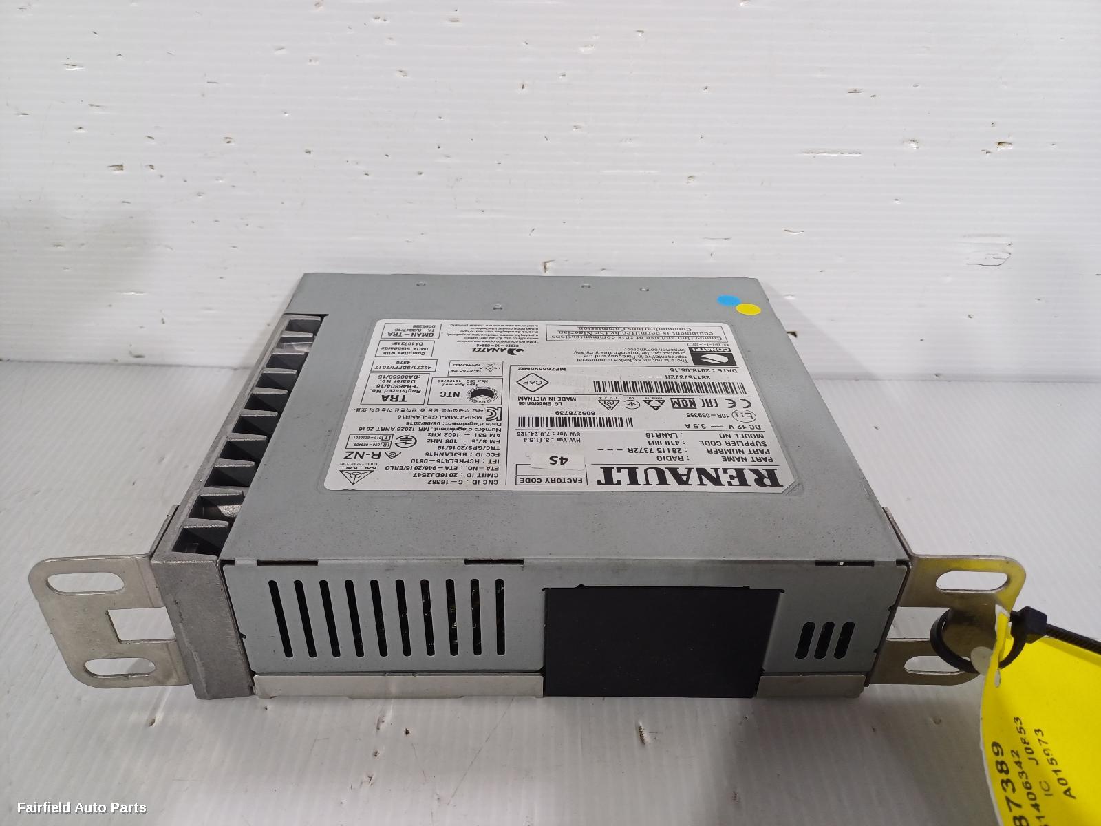 2016-2020 Renault Megane Radio Cd Dvd Sat Tv