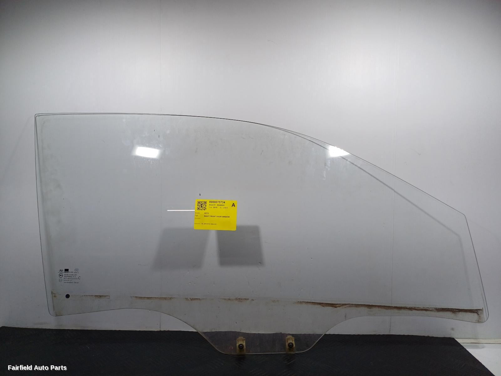 2002-2011 Hyundai Getz Right Front Door Window
