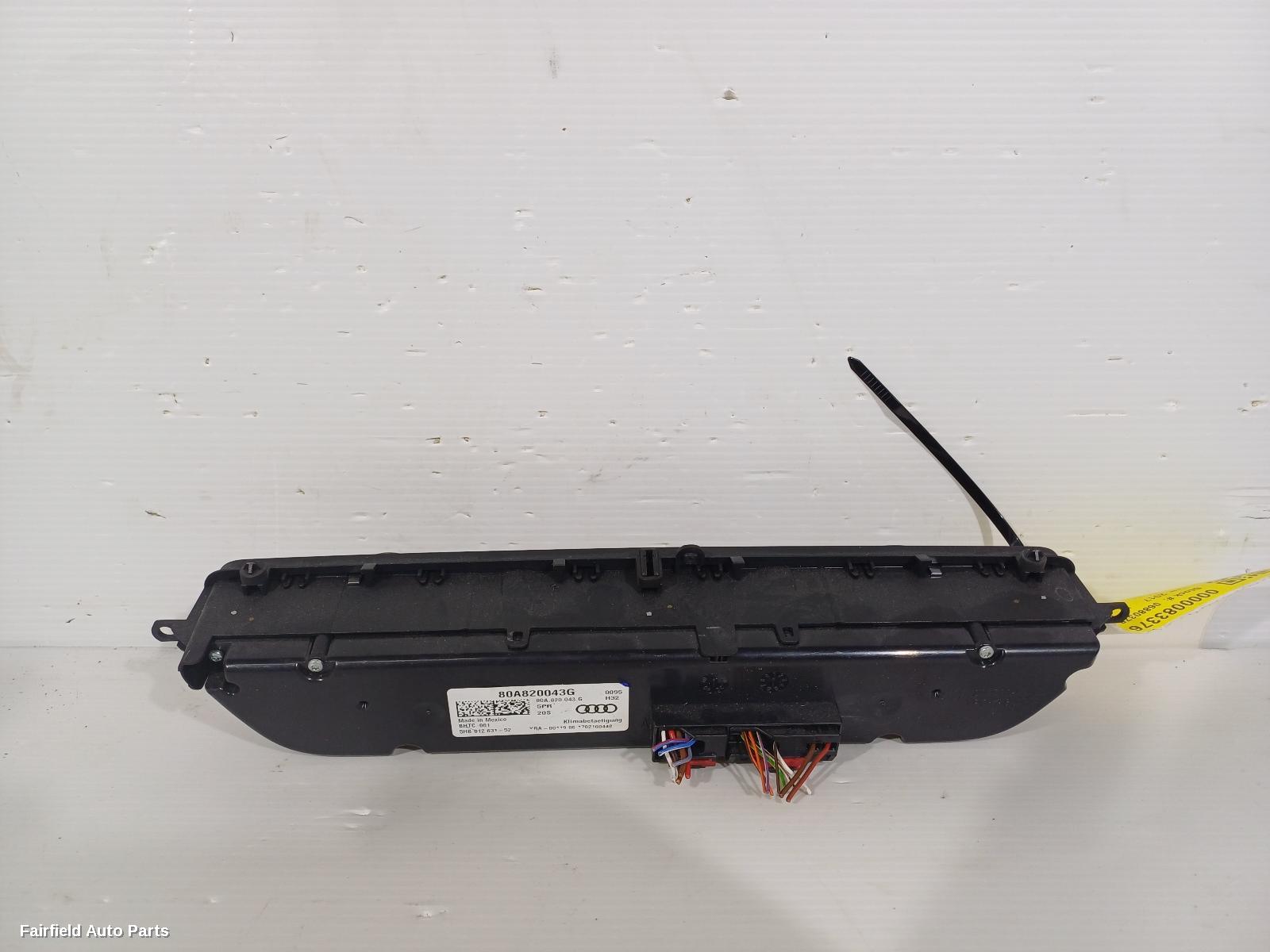 2017-2025 Audi Q5 Heater Ac Controls