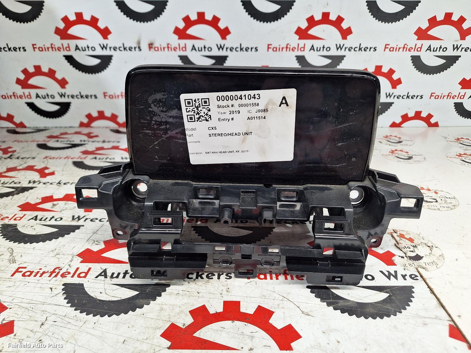2017-2022 Mazda Cx5 Radio Cd Dvd Sat Tv