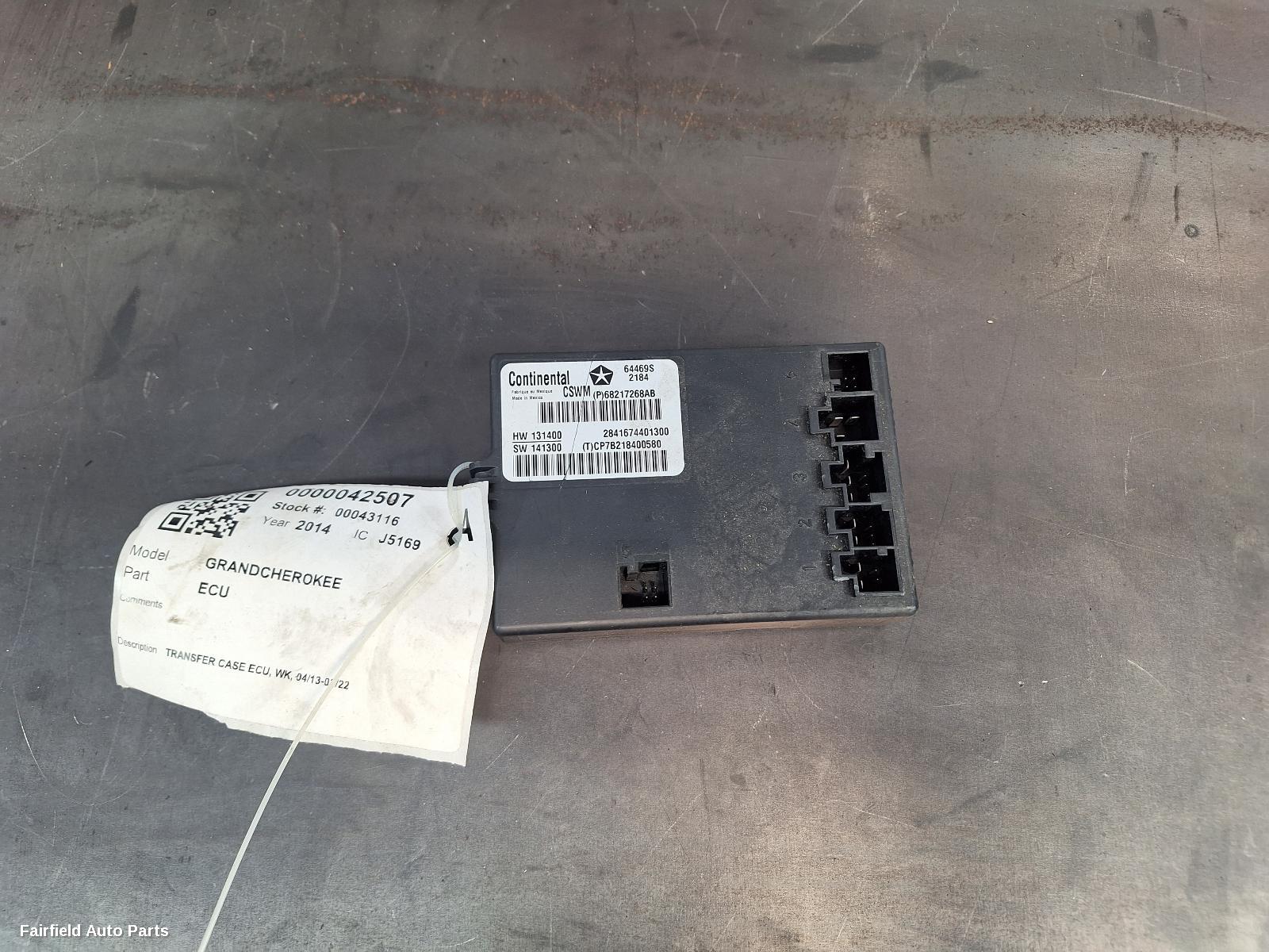 2013-2022 Jeep Grandcherokee Ecu