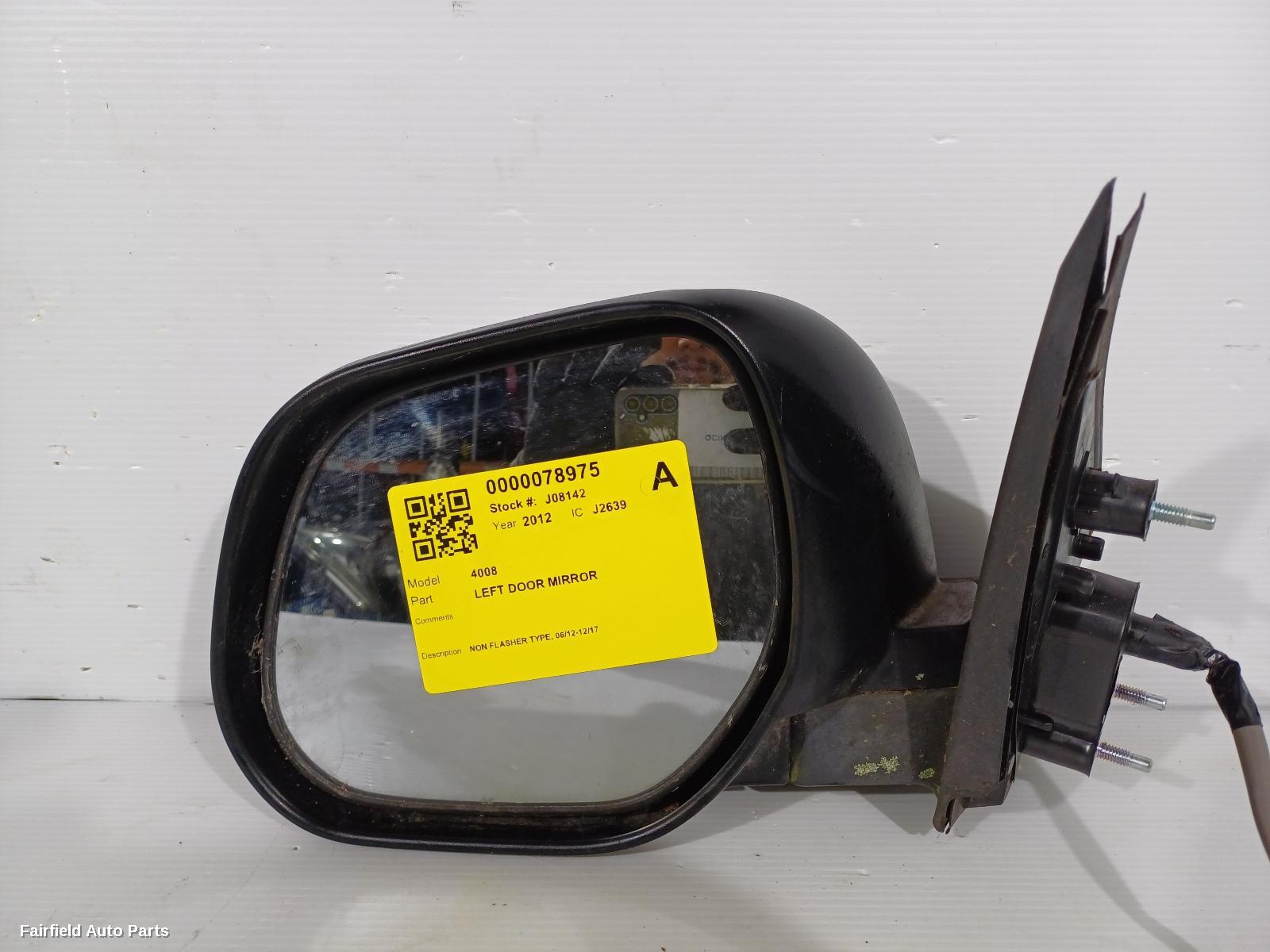 2012-2017 Peugeot 4008 Left Door Mirror