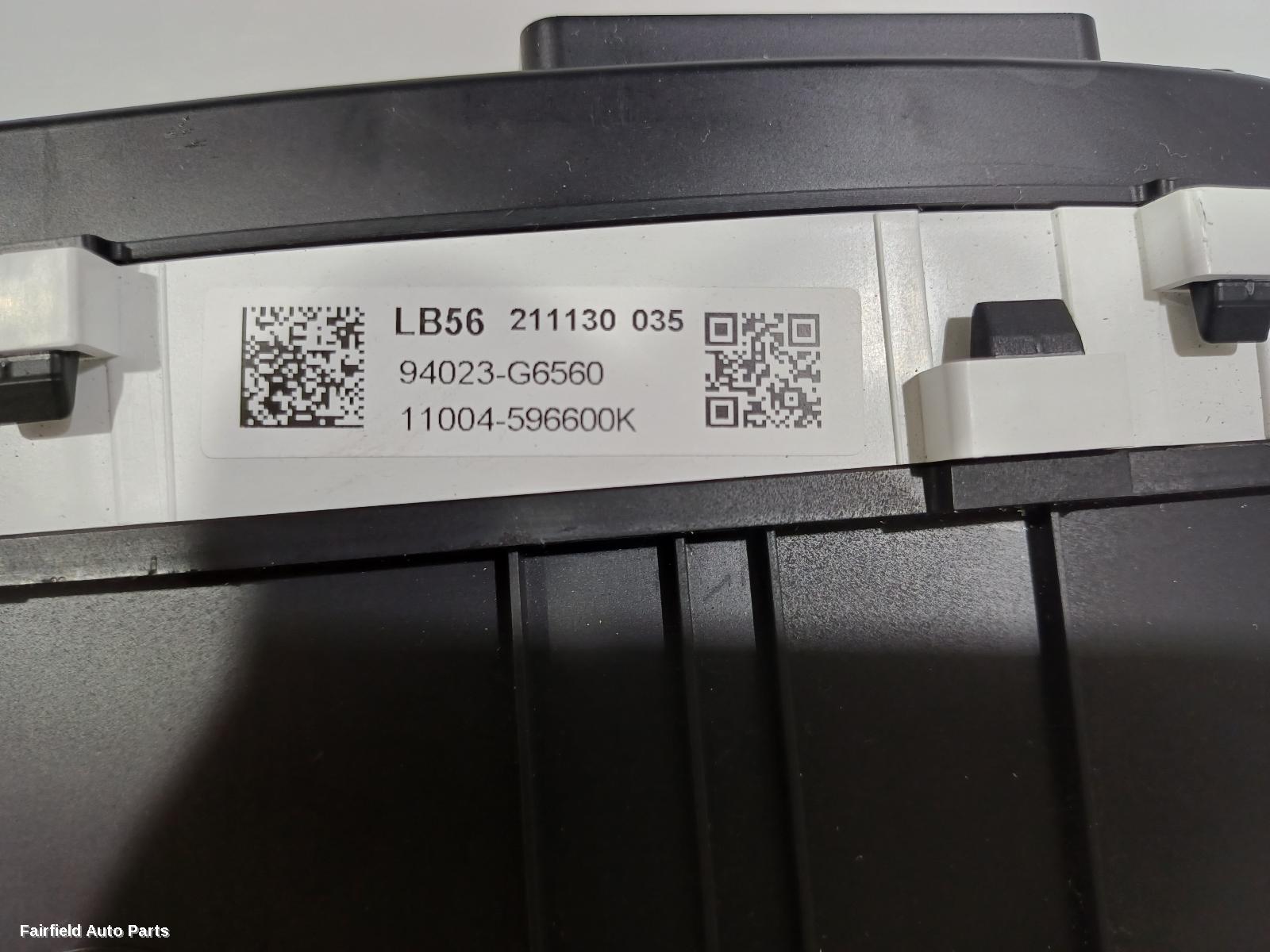 2020-2023 Kia Picanto Instrument Cluster