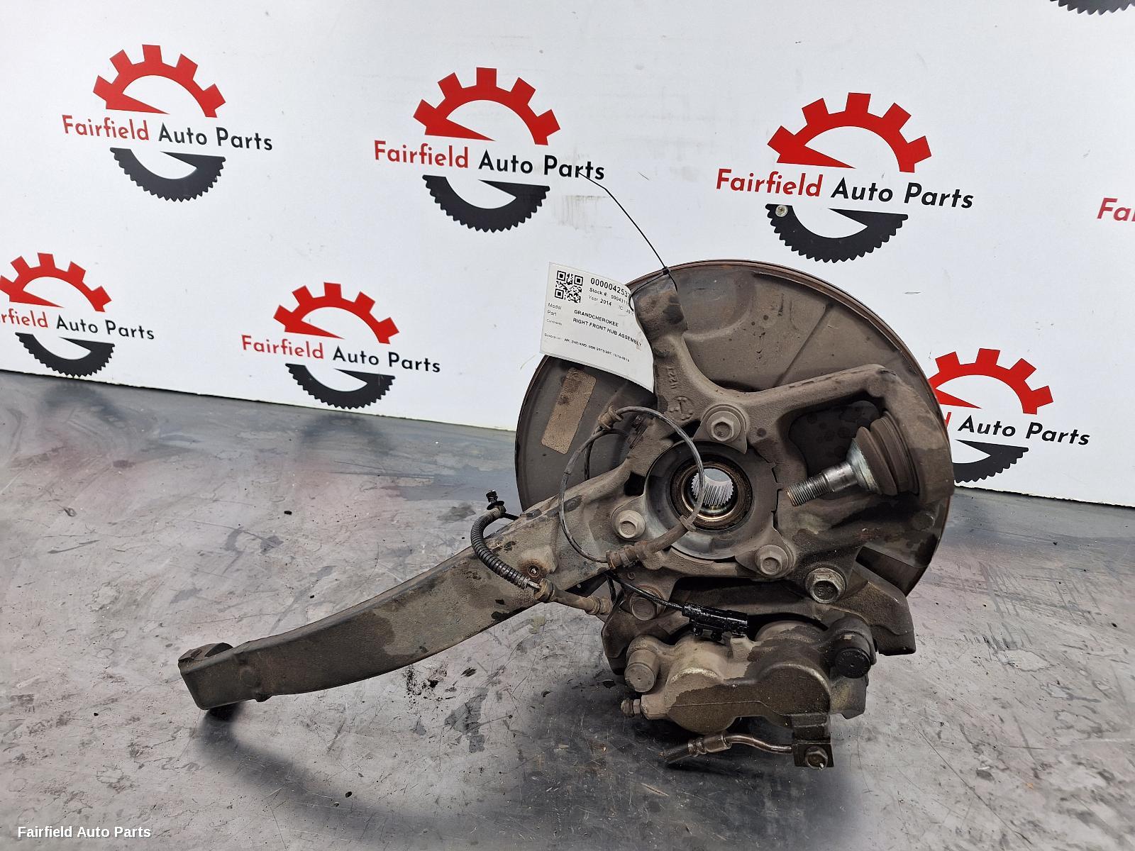 2010-2016 Jeep Grandcherokee Right Front Hub Assembly