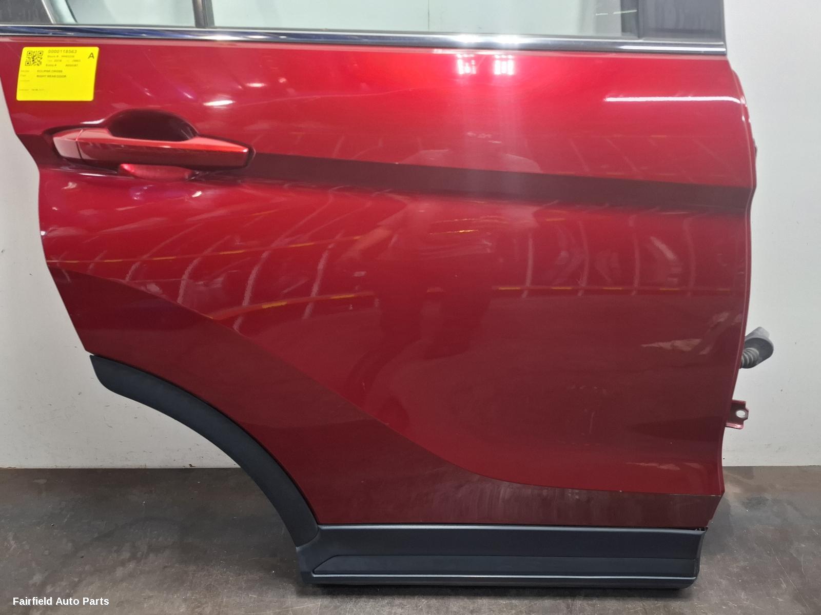 2017-2026 Mitsubishi Eclipse Cross Right Rear Door Sliding