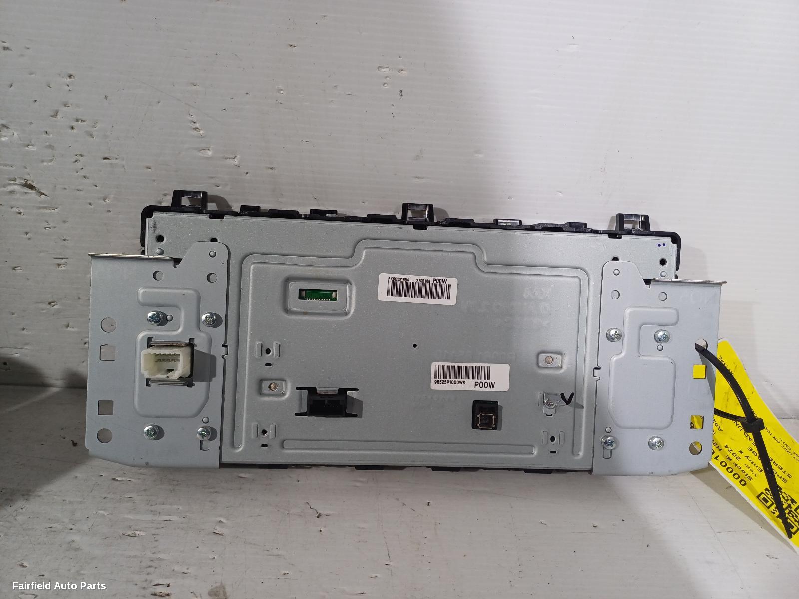 2021-2025 Kia Sportage Radio Cd Dvd Sat Tv