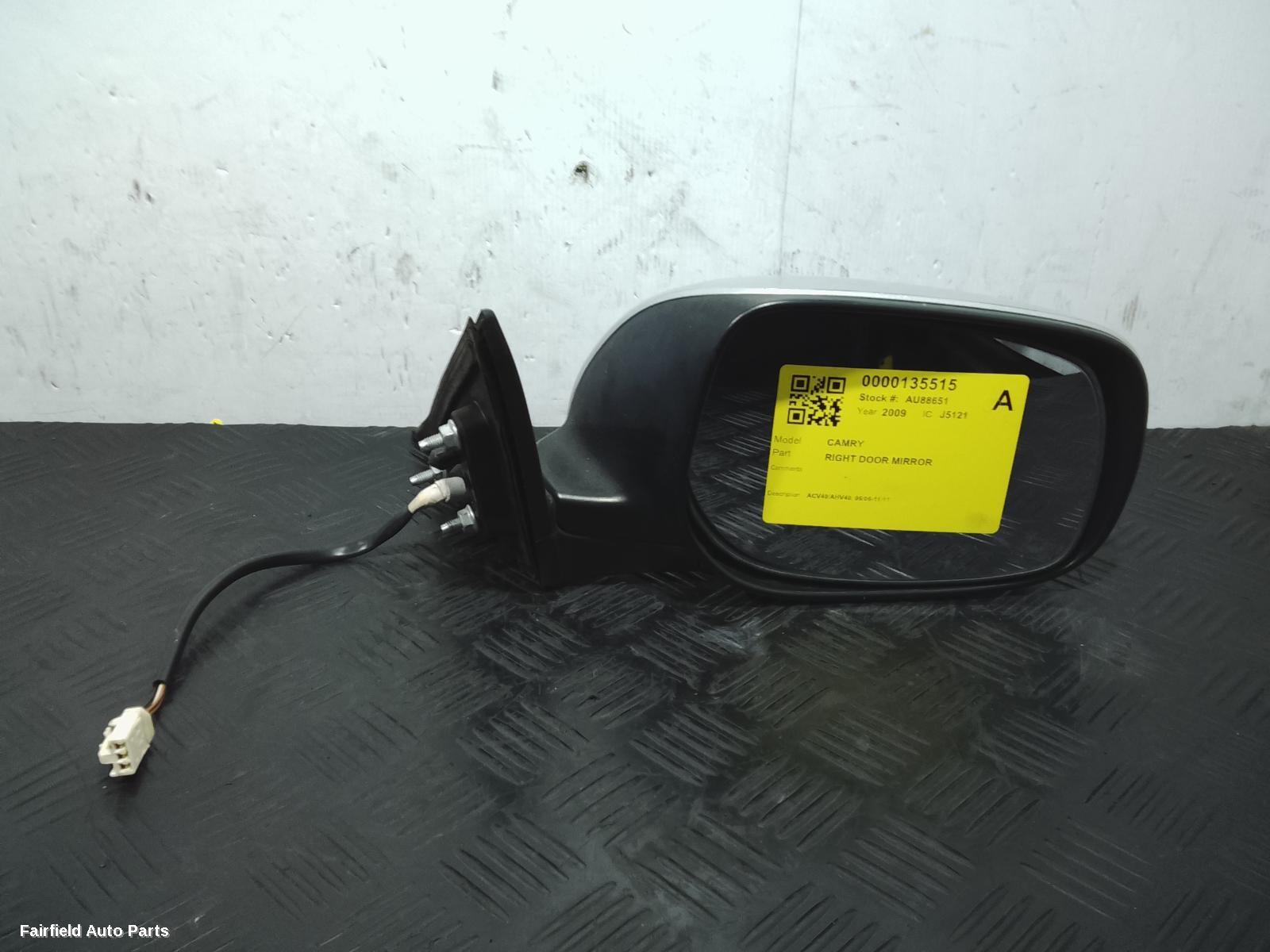 2006-2011 Toyota Camry Right Door Mirror