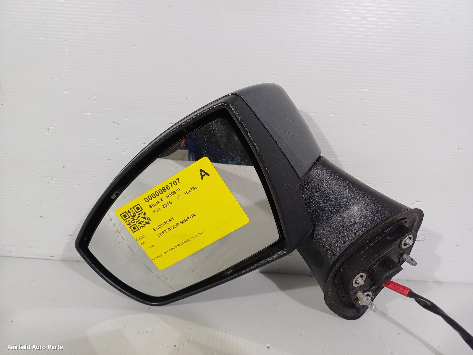 2013-2017 Ford Ecosport Left Door Mirror