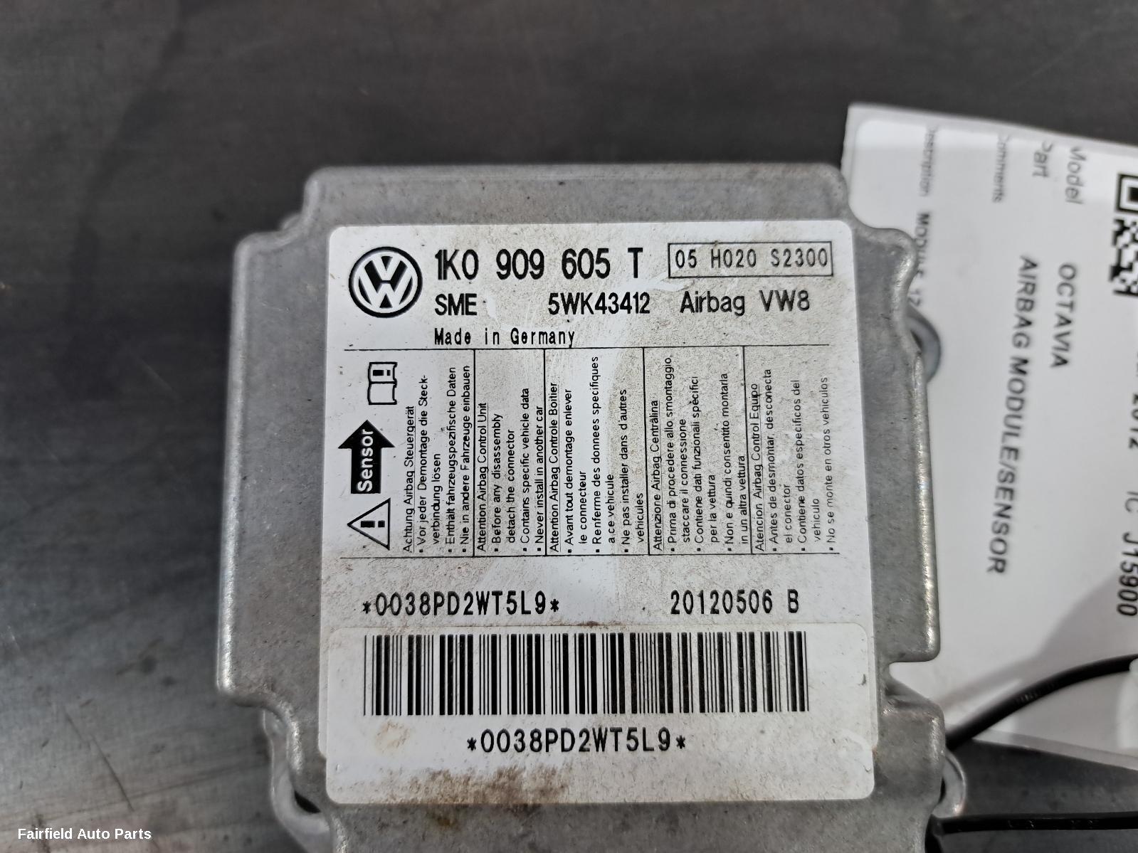 2004-2013 Skoda Octavia Airbag Module Sensor