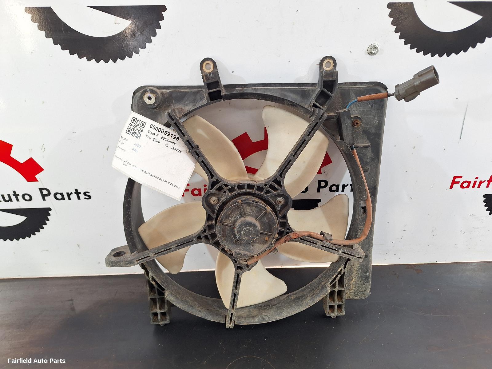 2006-2008 Honda Jazz Fan