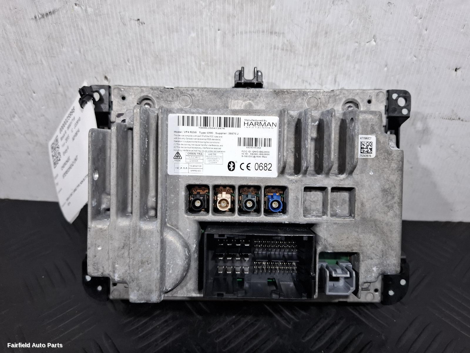 2014-2021 Jeep Cherokee Radio Cd Dvd Sat Tv