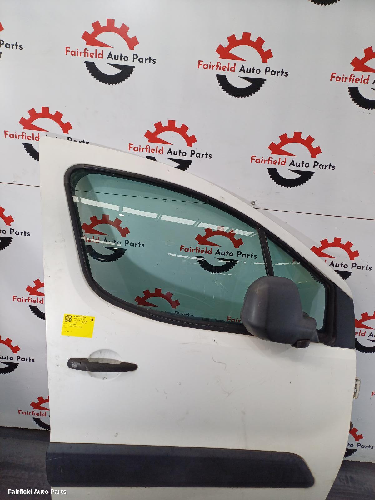 2008-2015 Peugeot Partner Right Front Door