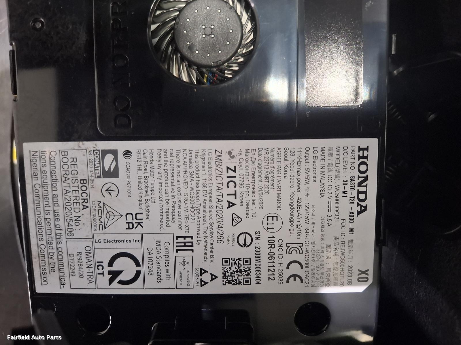 2023-2026 Honda Zrv Console