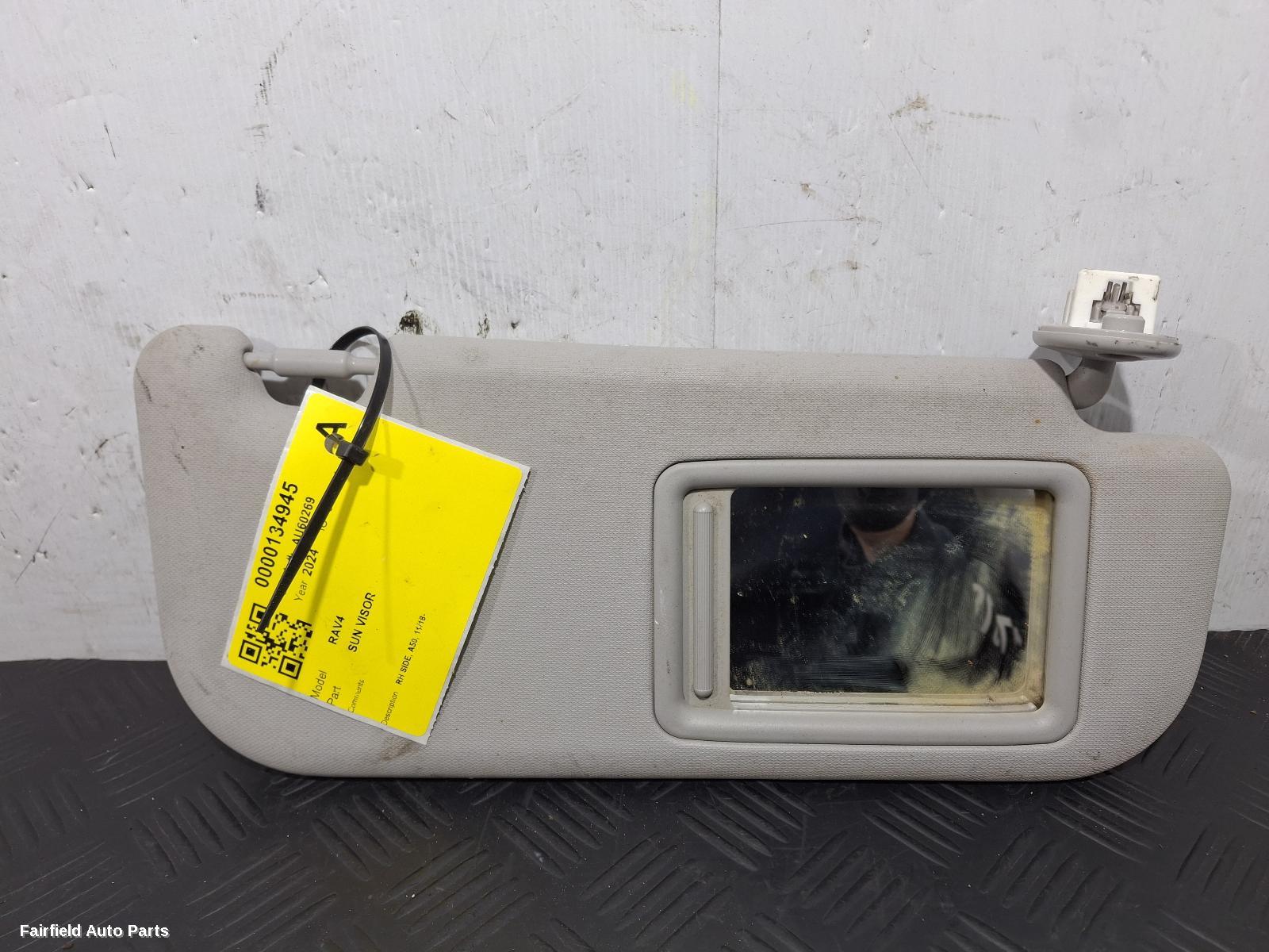 2018-2025 Toyota Rav4 Sunvisor