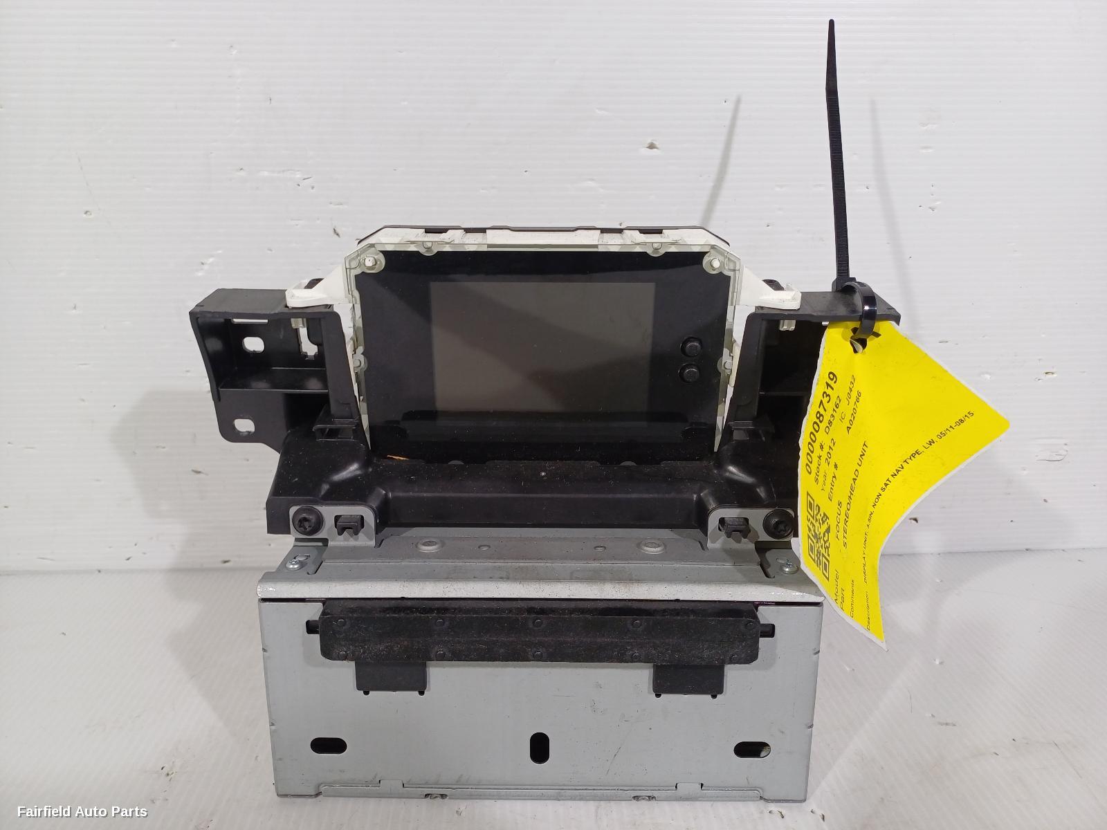 2011-2015 Ford Focus Radio Cd Dvd Sat Tv
