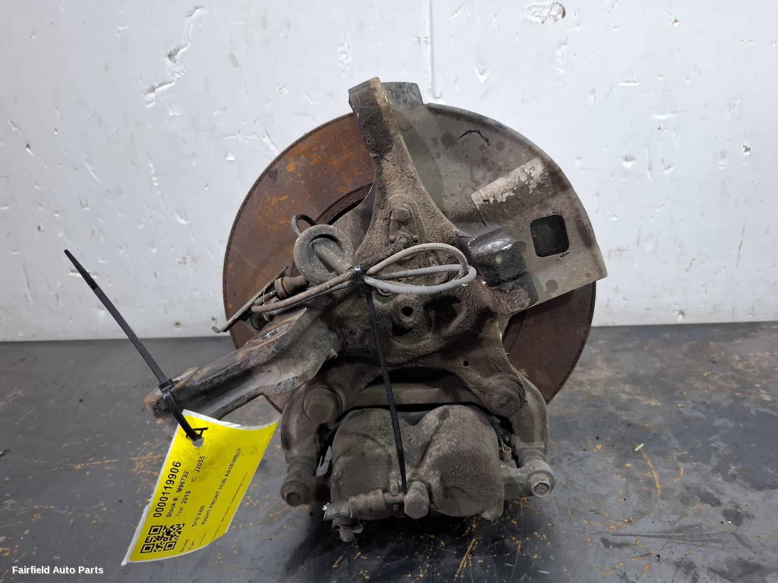 2015-2025 Ldv G10 Right Front Hub Assembly