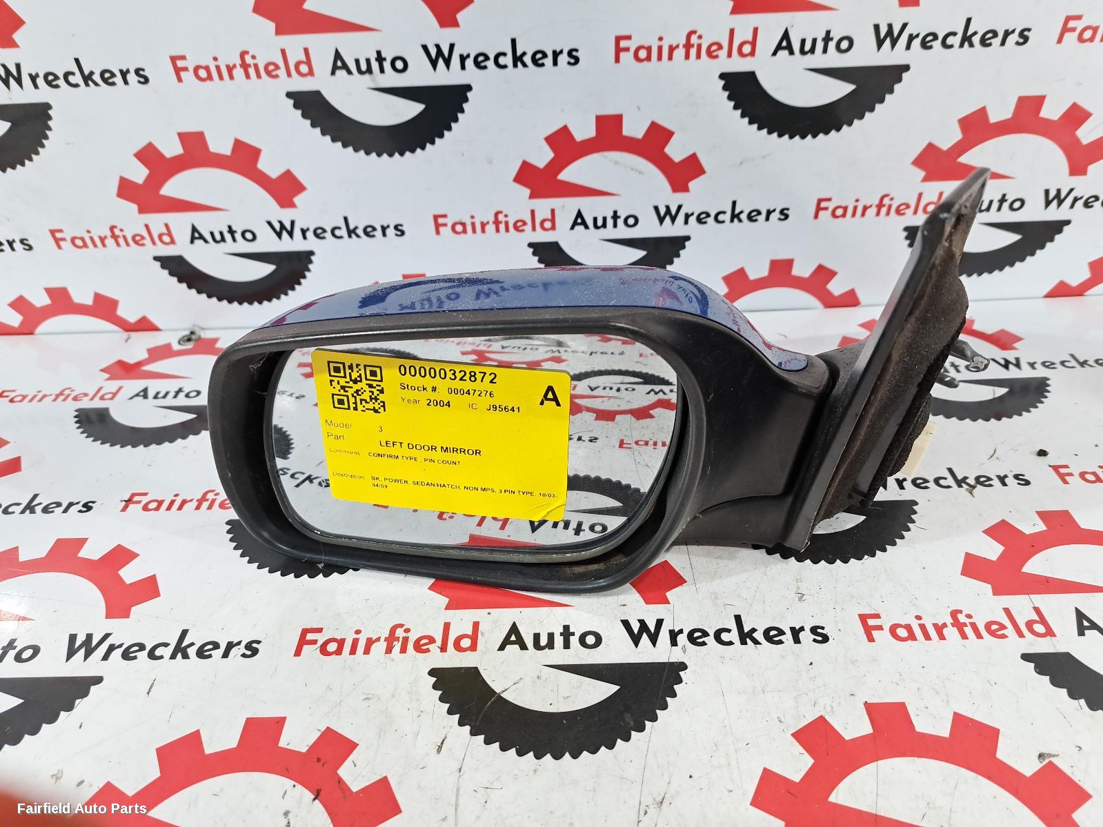 2003-2009 Mazda 3 Left Door Mirror