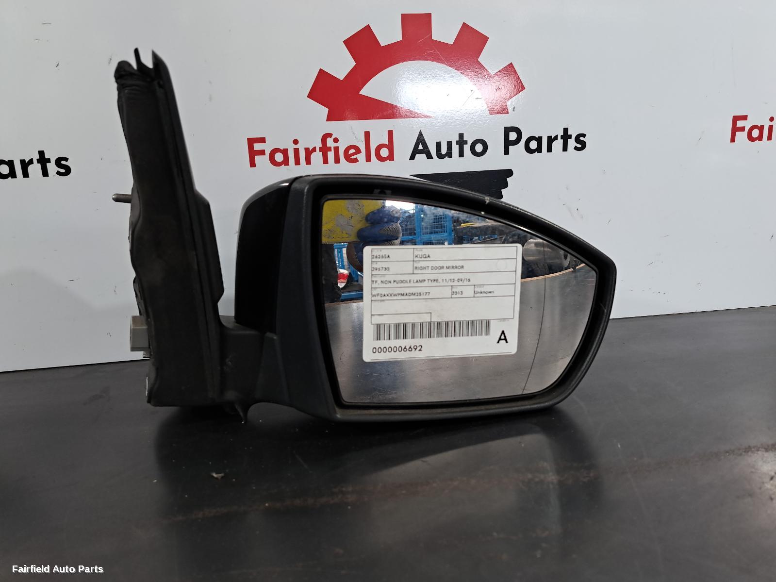 2012-2016 Ford Kuga Right Door Mirror
