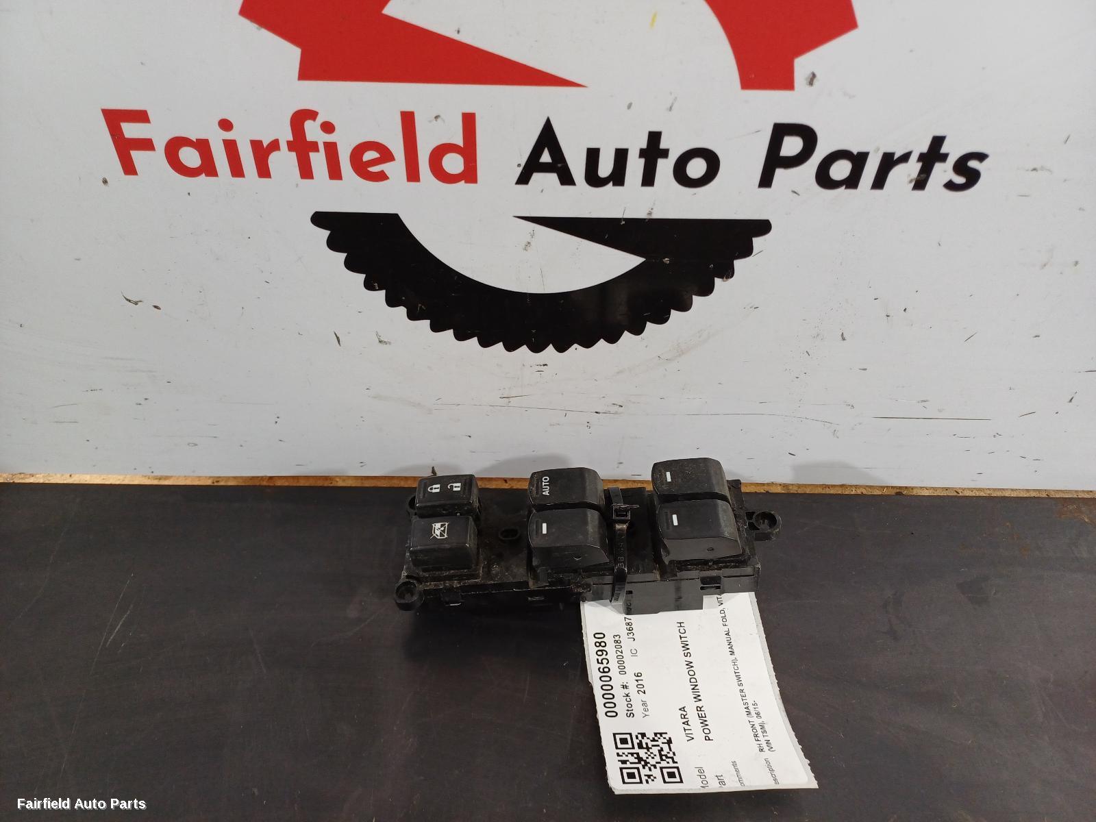 2015-2024 Suzuki Vitara Pwr Dr Wind Switch