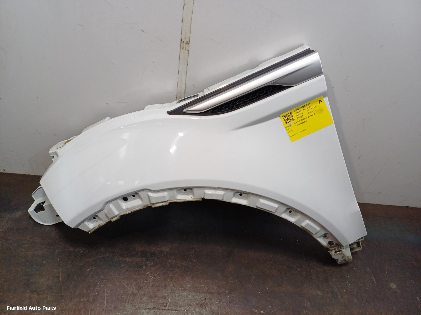 2011-2019 Land Rover Rangerover Evoque Left Guard