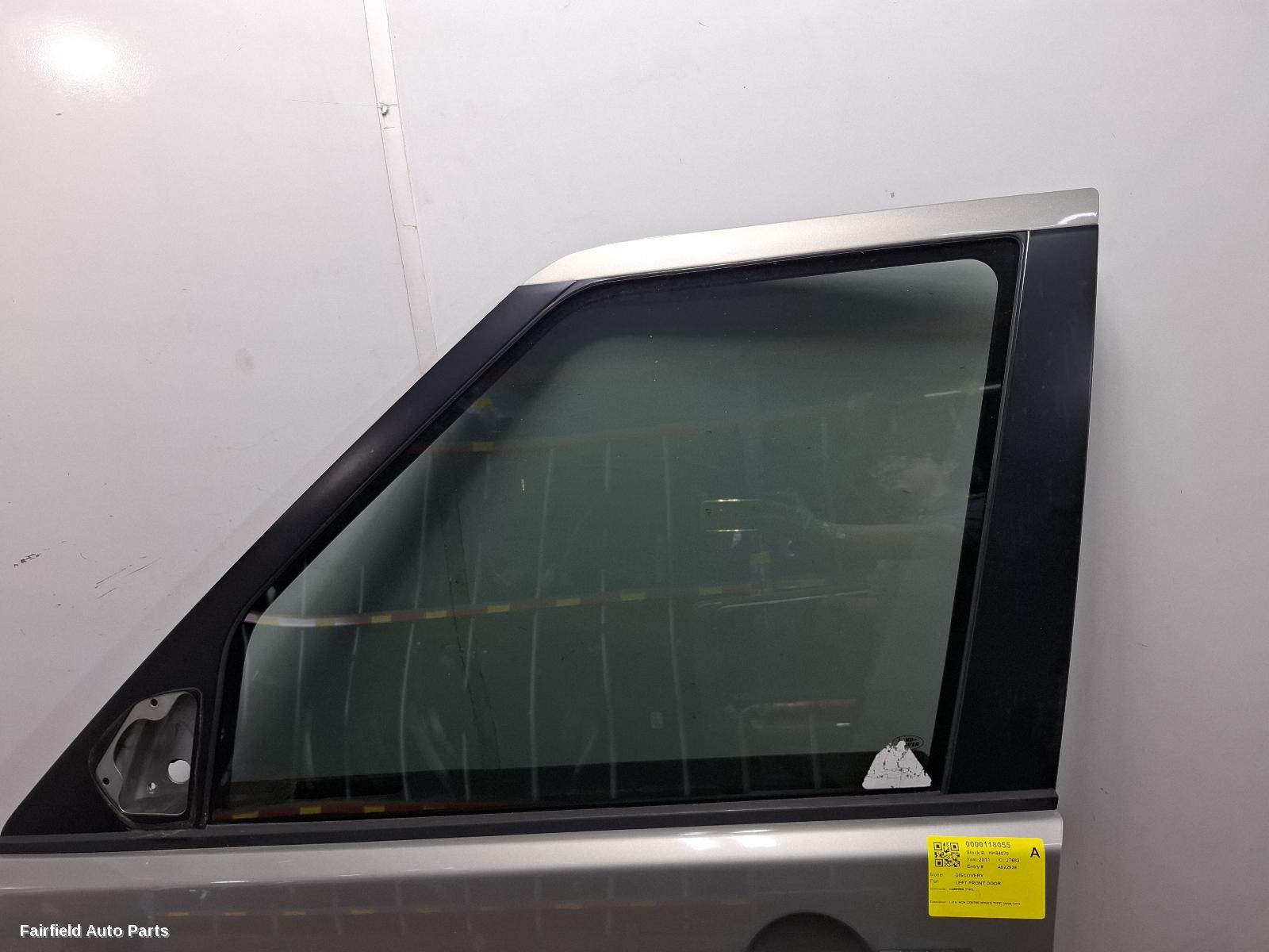 2009-2016 Land Rover Discovery Left Front Door