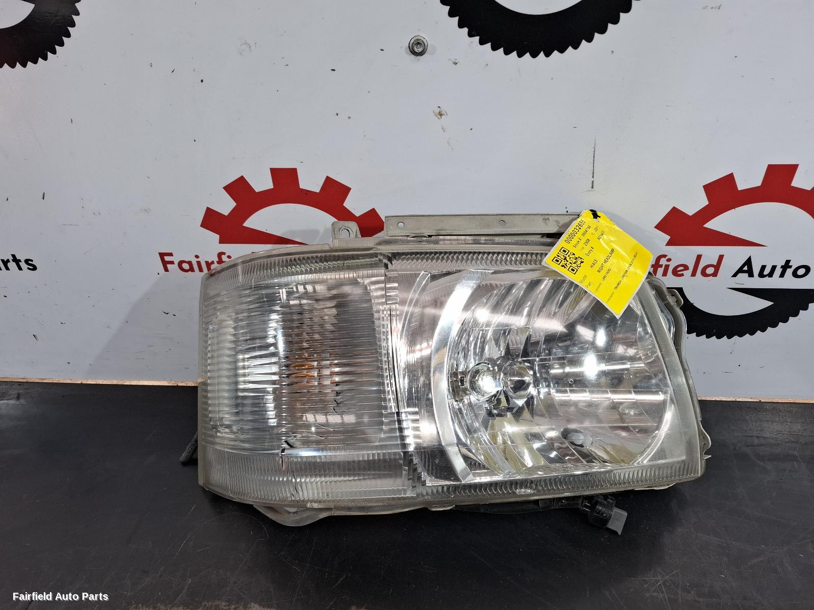 2005-2010 Toyota Hiace Right Headlamp