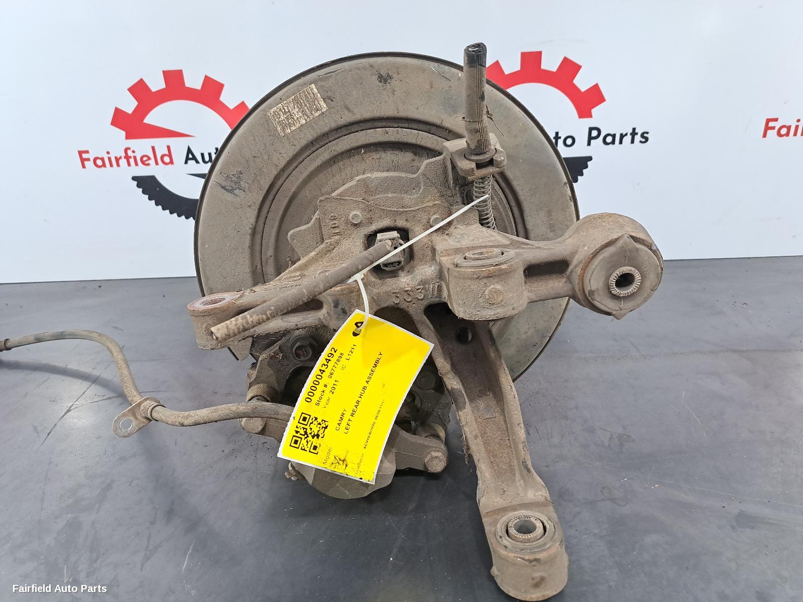 2006-2011 Toyota Camry Left Rear Hub Assembly