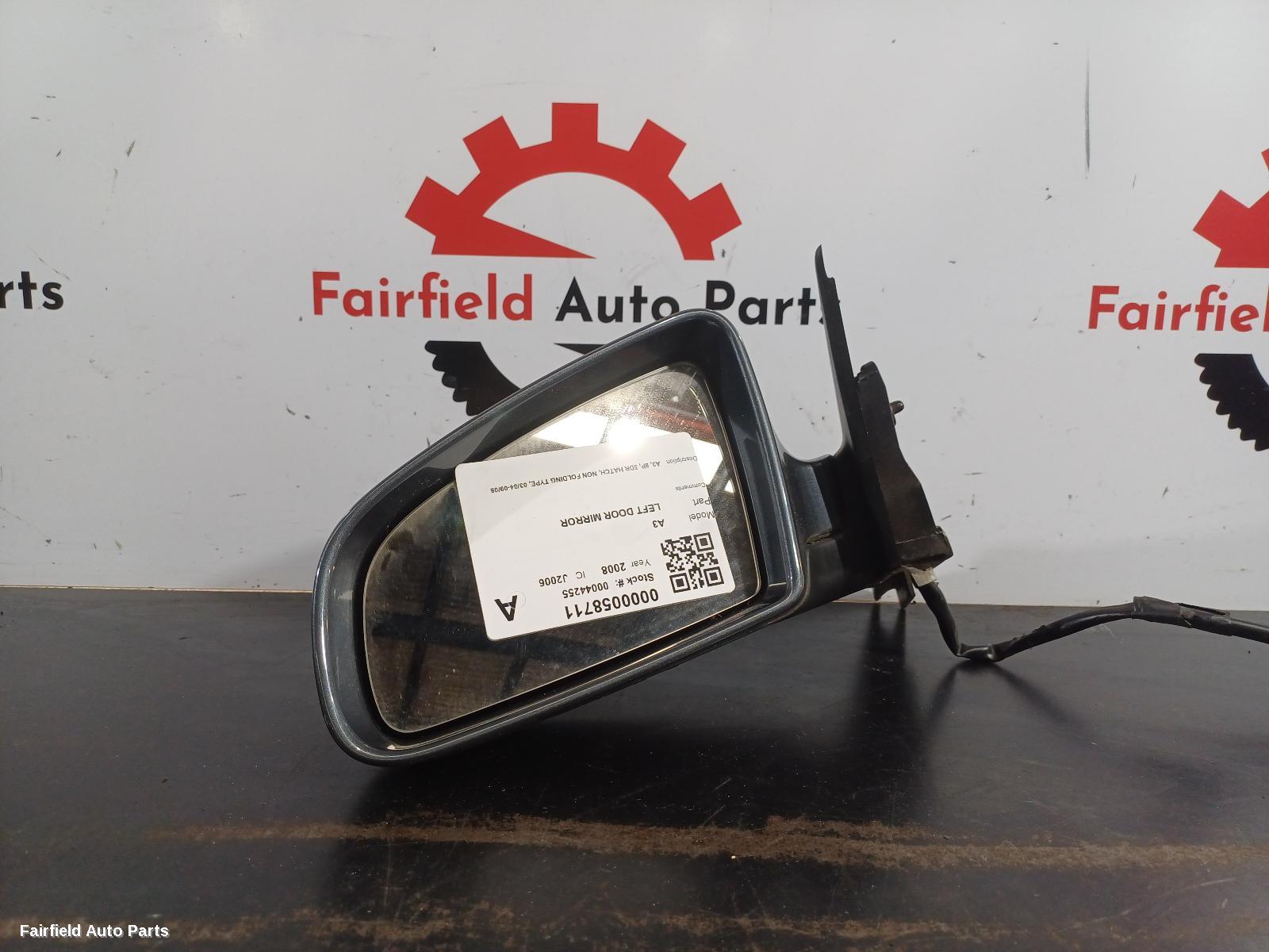 2004-2008 Audi A3 Left Door Mirror