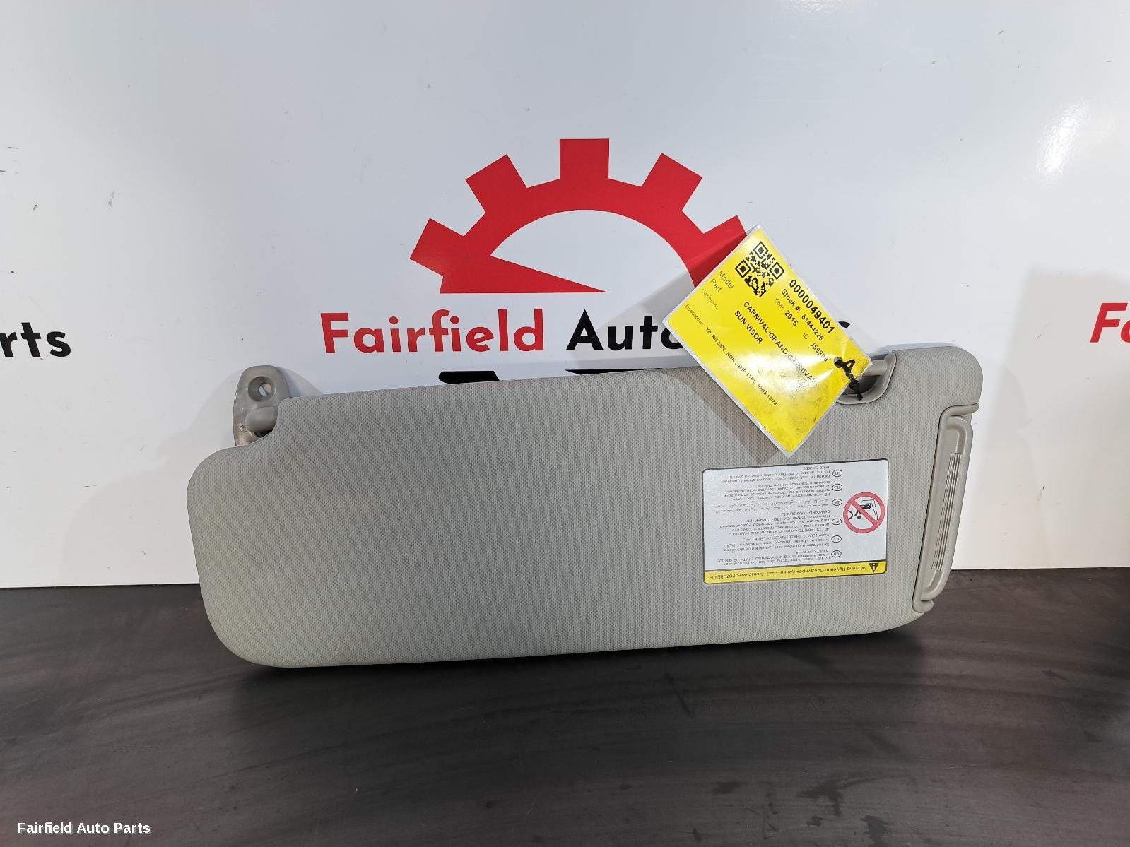 2015-2020 Kia Carnival/grand Carnival Sunvisor