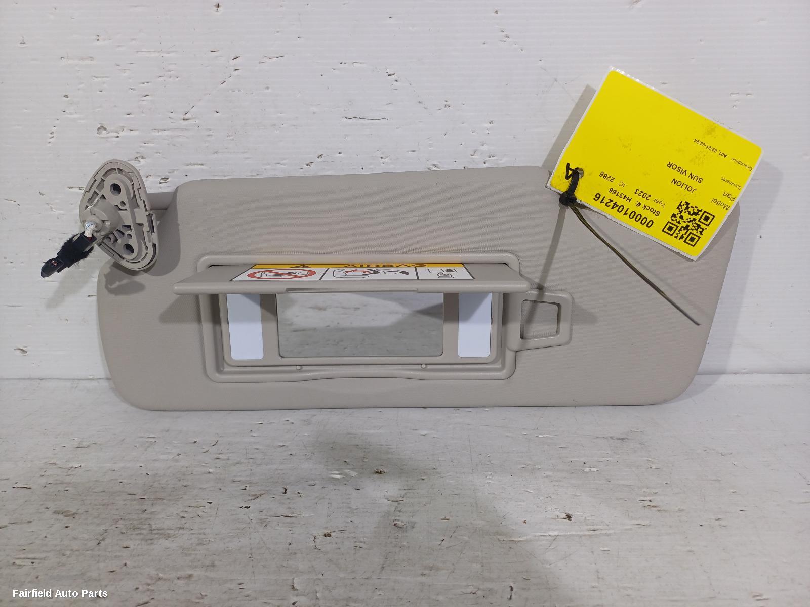 2021-2024 Haval Jolion Sunvisor