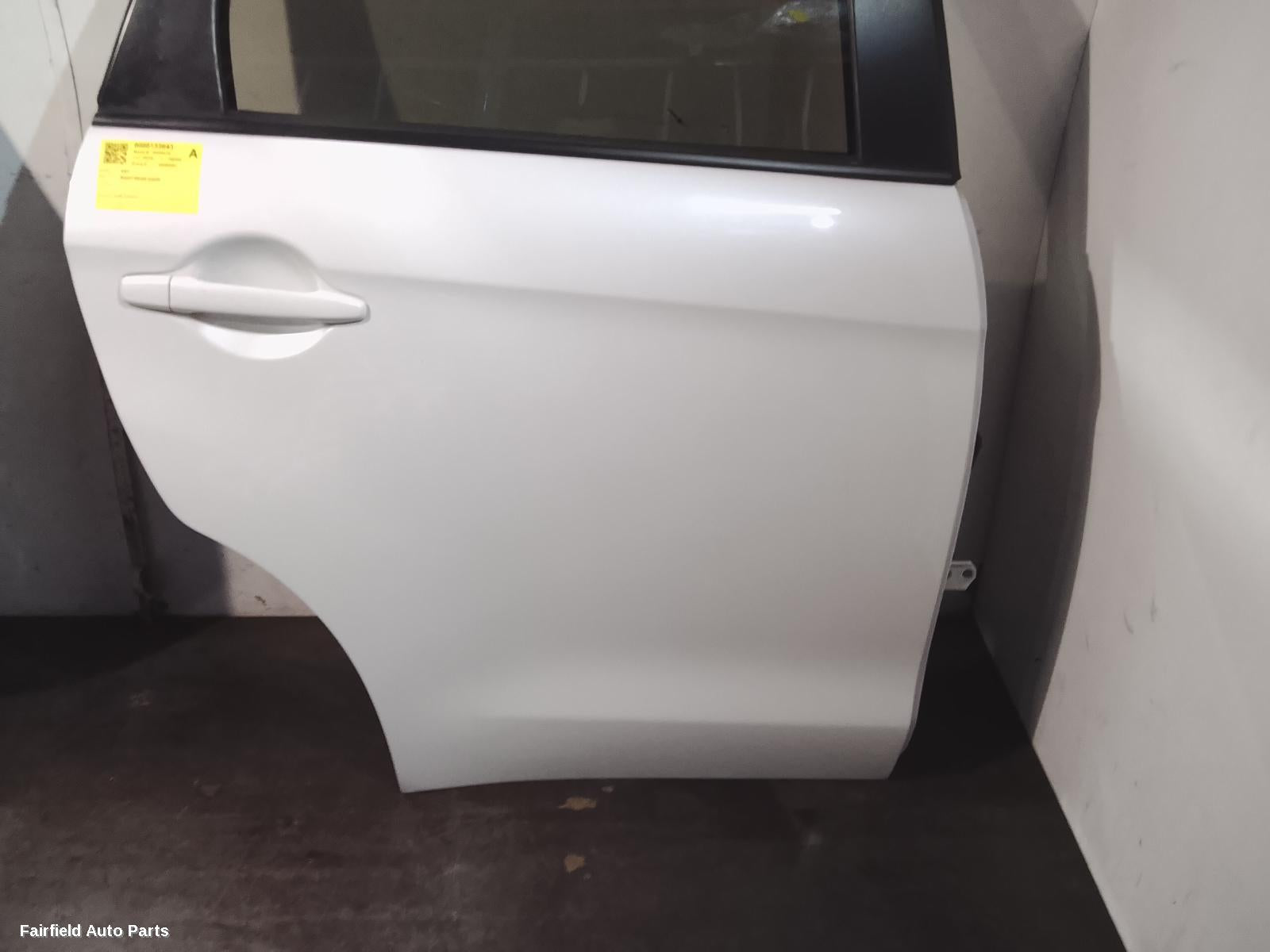 2018-2024 Mitsubishi Asx Right Rear Door Sliding