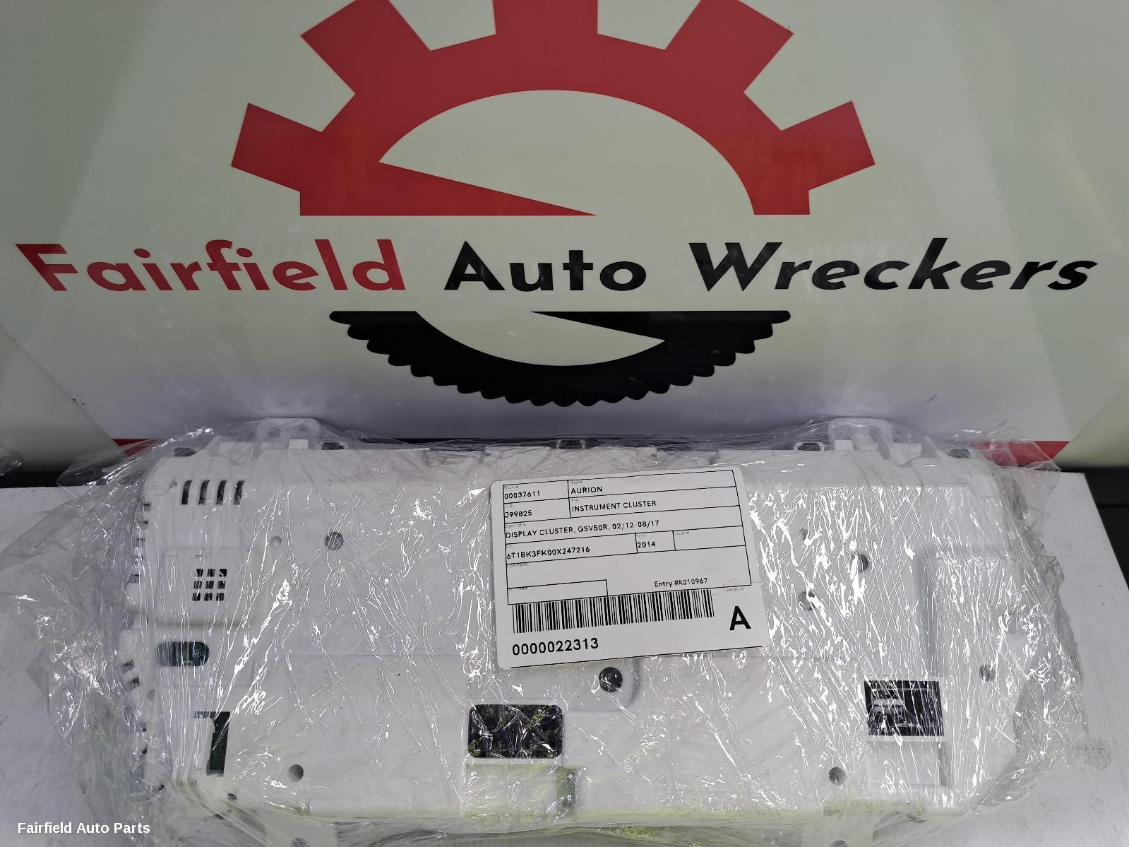 2012-2017 Toyota Aurion Instrument Cluster