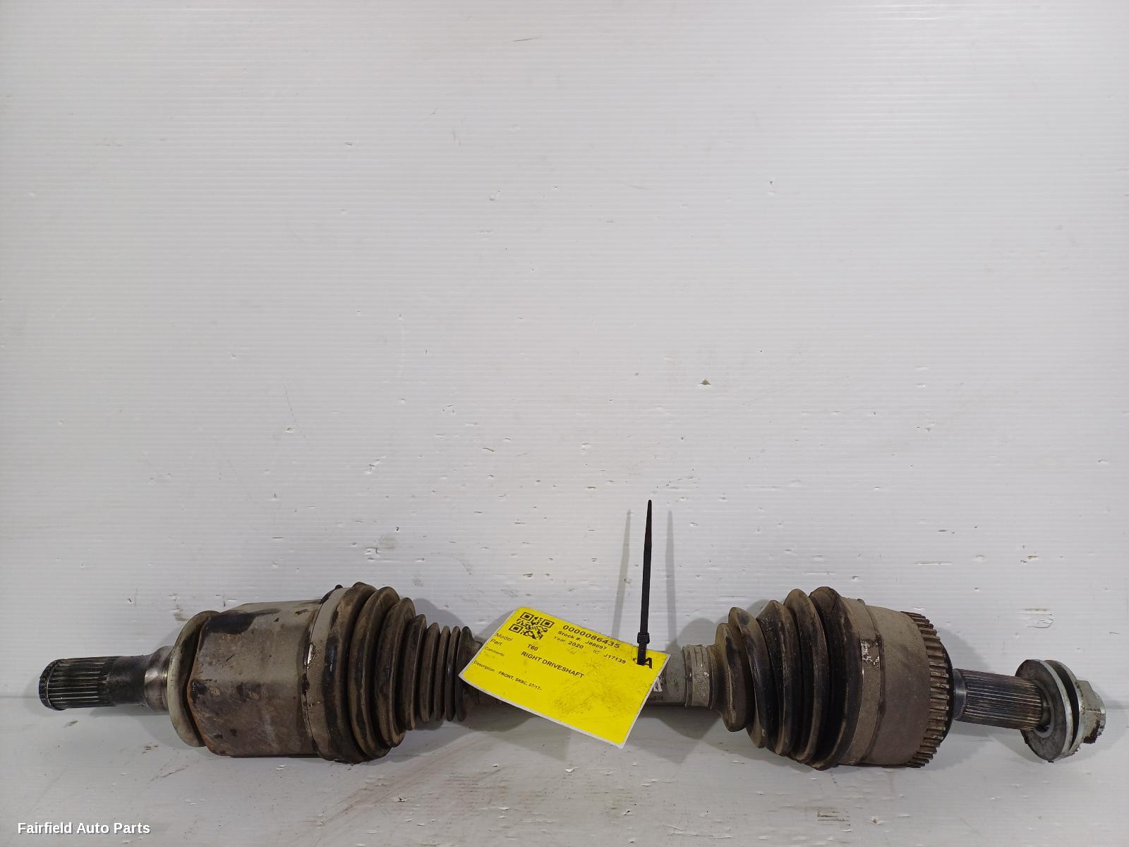 2020-2021 Ldv T60 Right Driveshaft