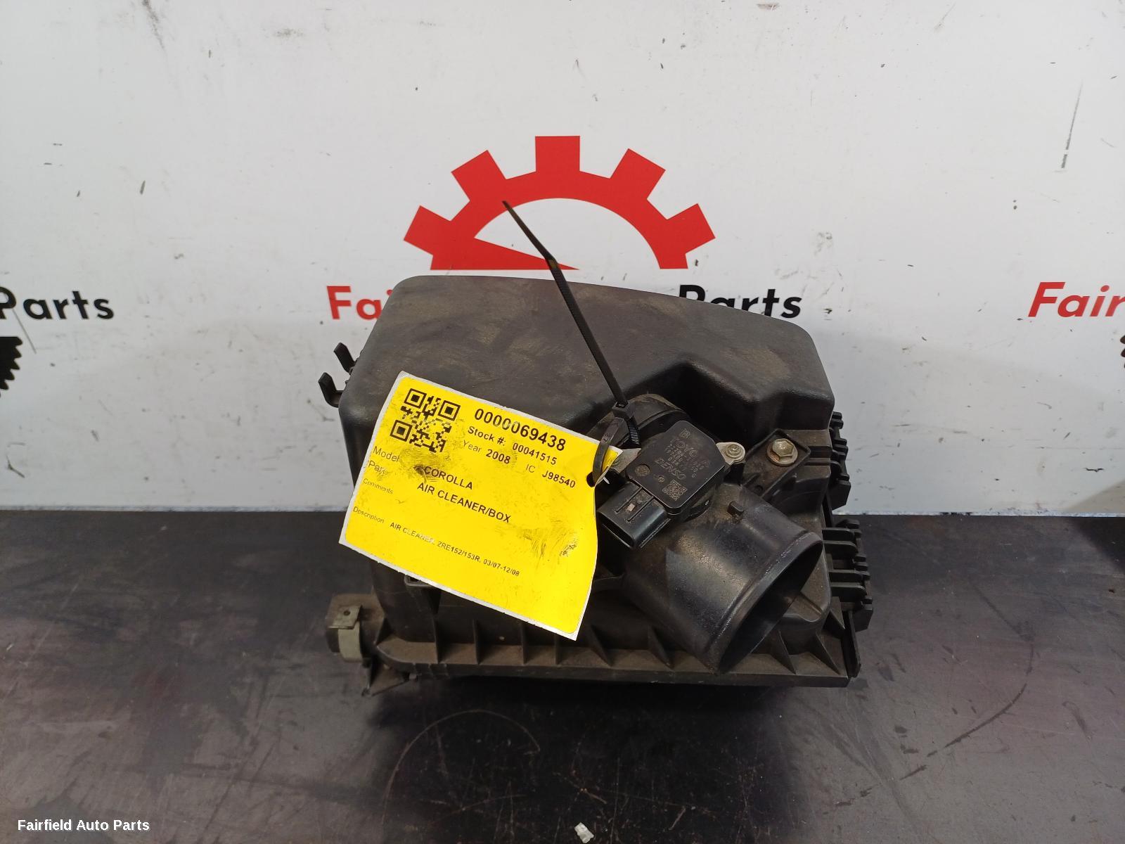 2007-2008 Toyota Corolla Air Cleaner Box