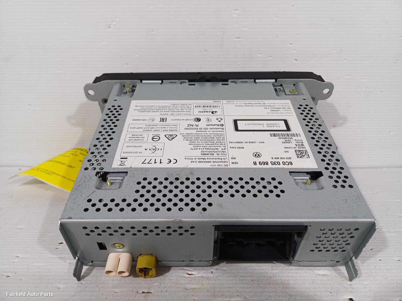 2010-2017 Volkswagen Polo Radio Cd Dvd Sat Tv