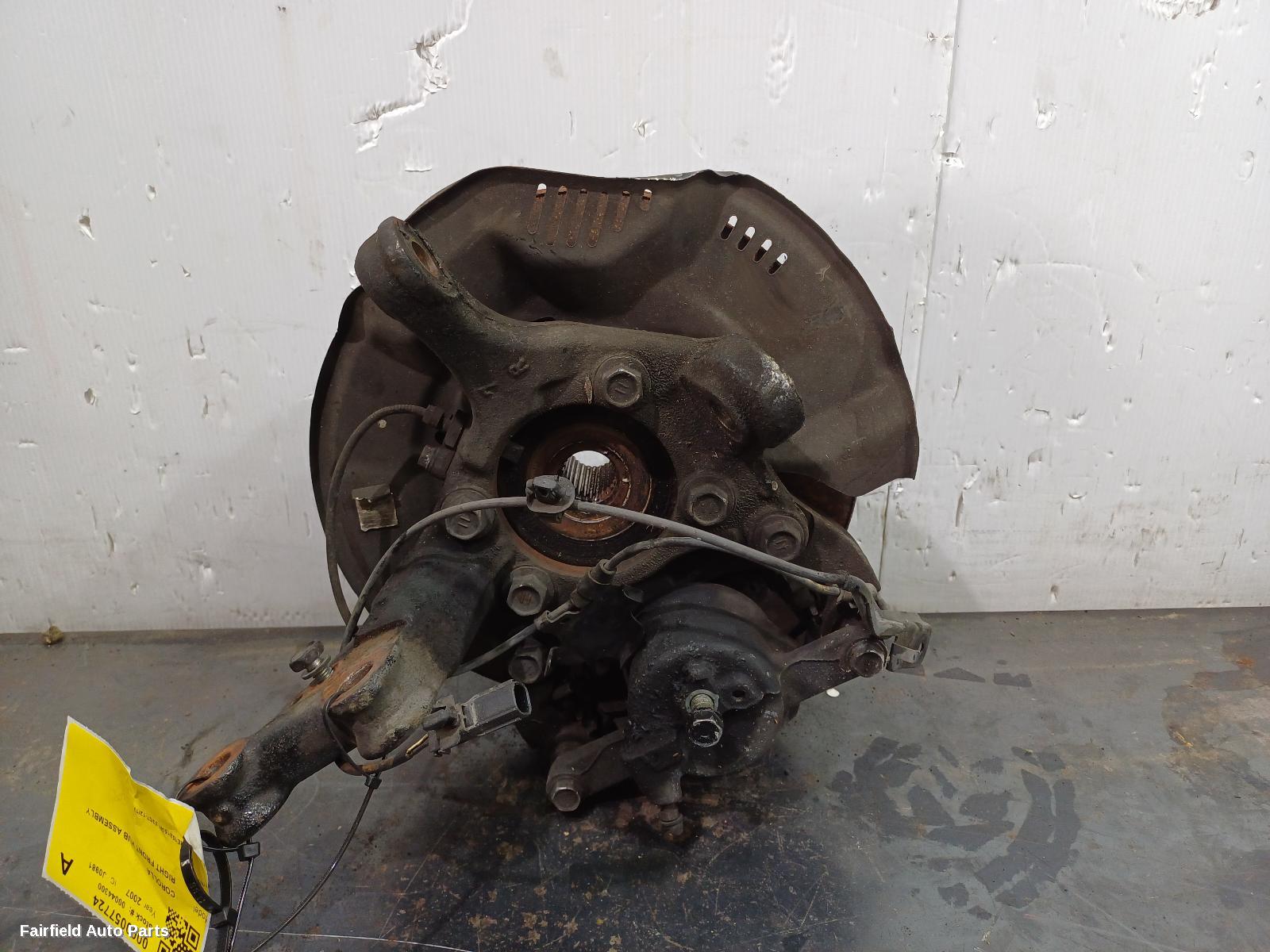 2007-2013 Toyota Corolla Right Front Hub Assembly
