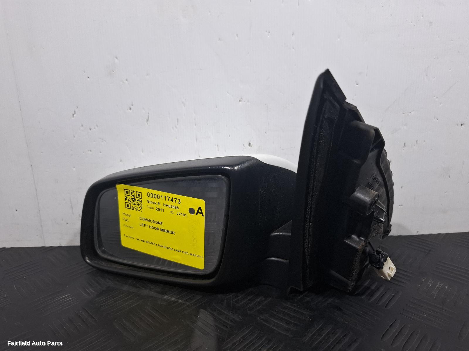 2006-2013 Holden Commodore Left Door Mirror