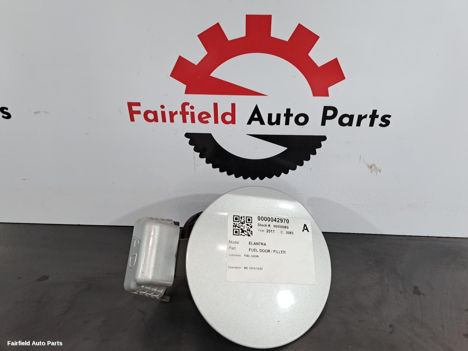 2015-2020 Hyundai Elantra Fuel Door   Filler
