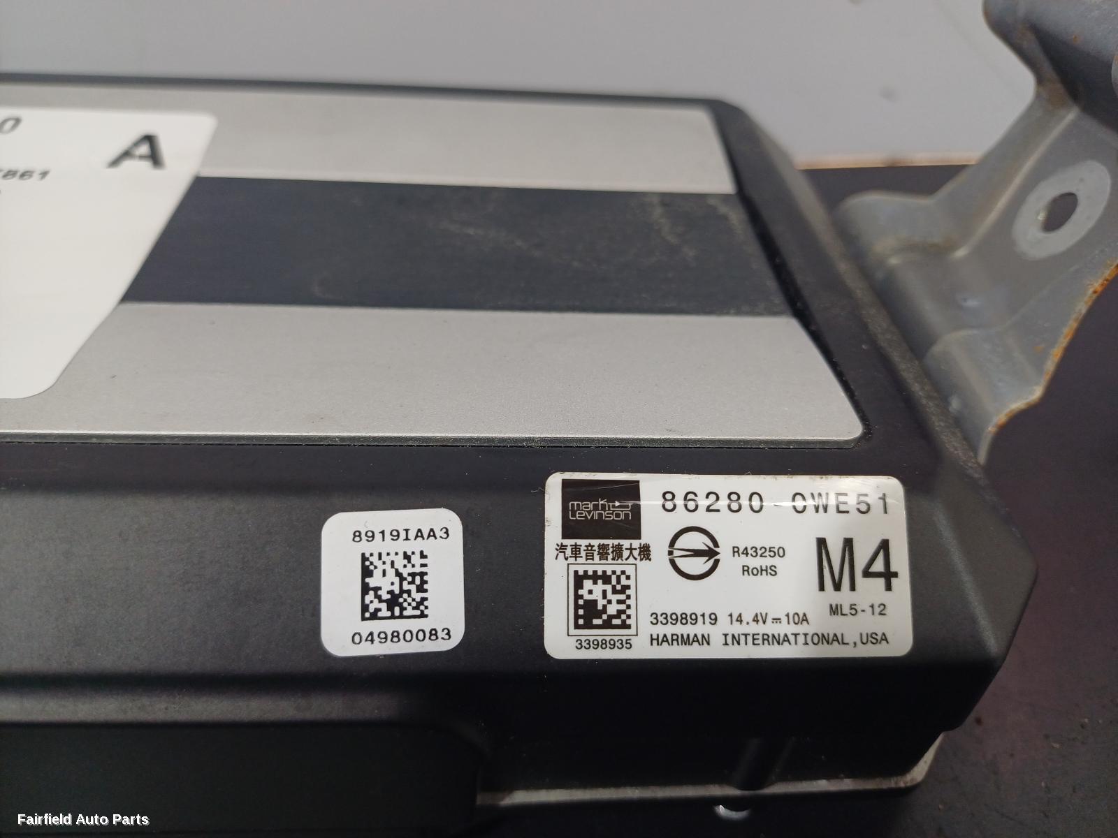2016-2020 Lexus Is Series Radio Cd Dvd Sat Tv
