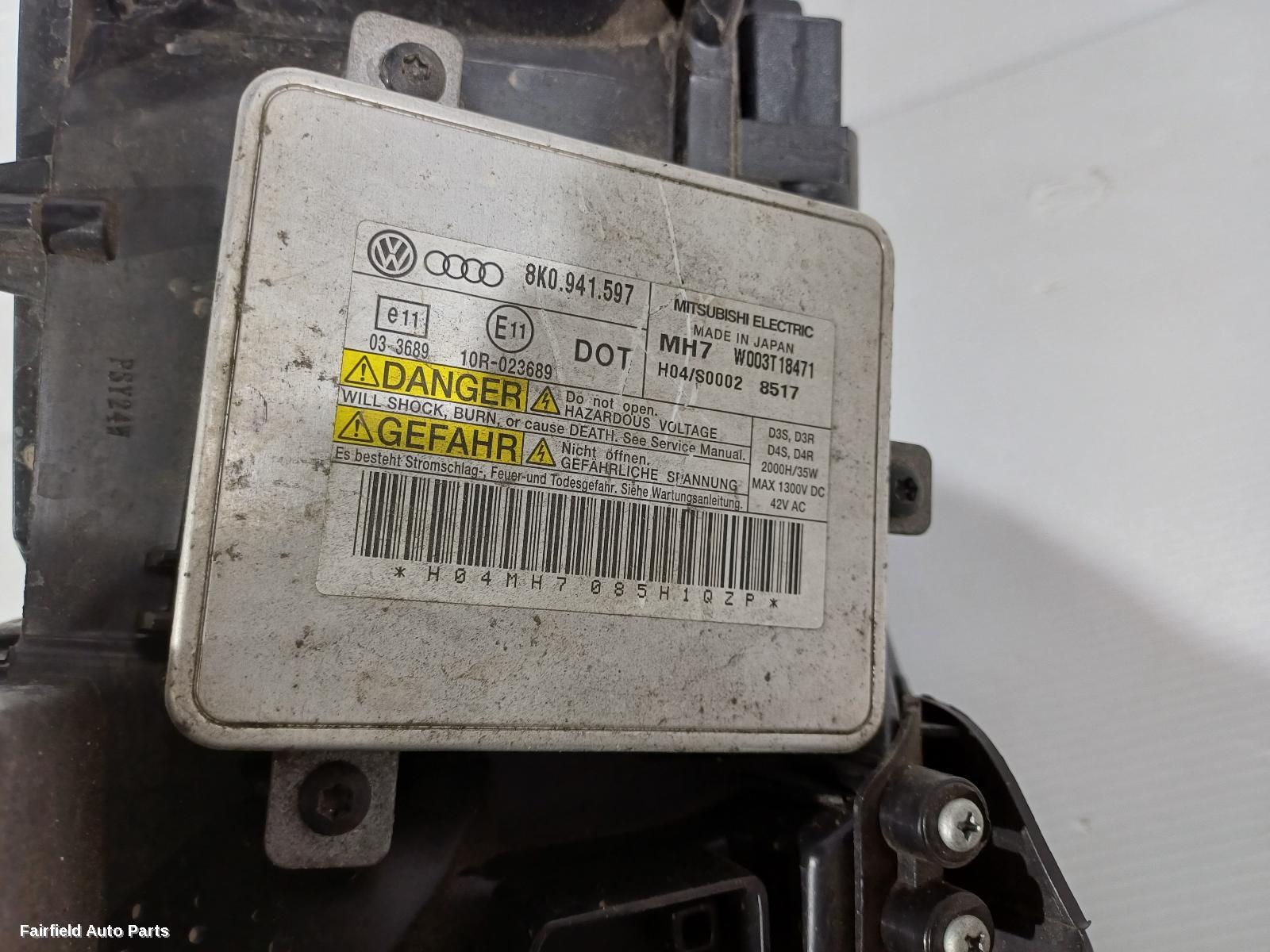 2008-2012 Audi A4 Left Headlamp