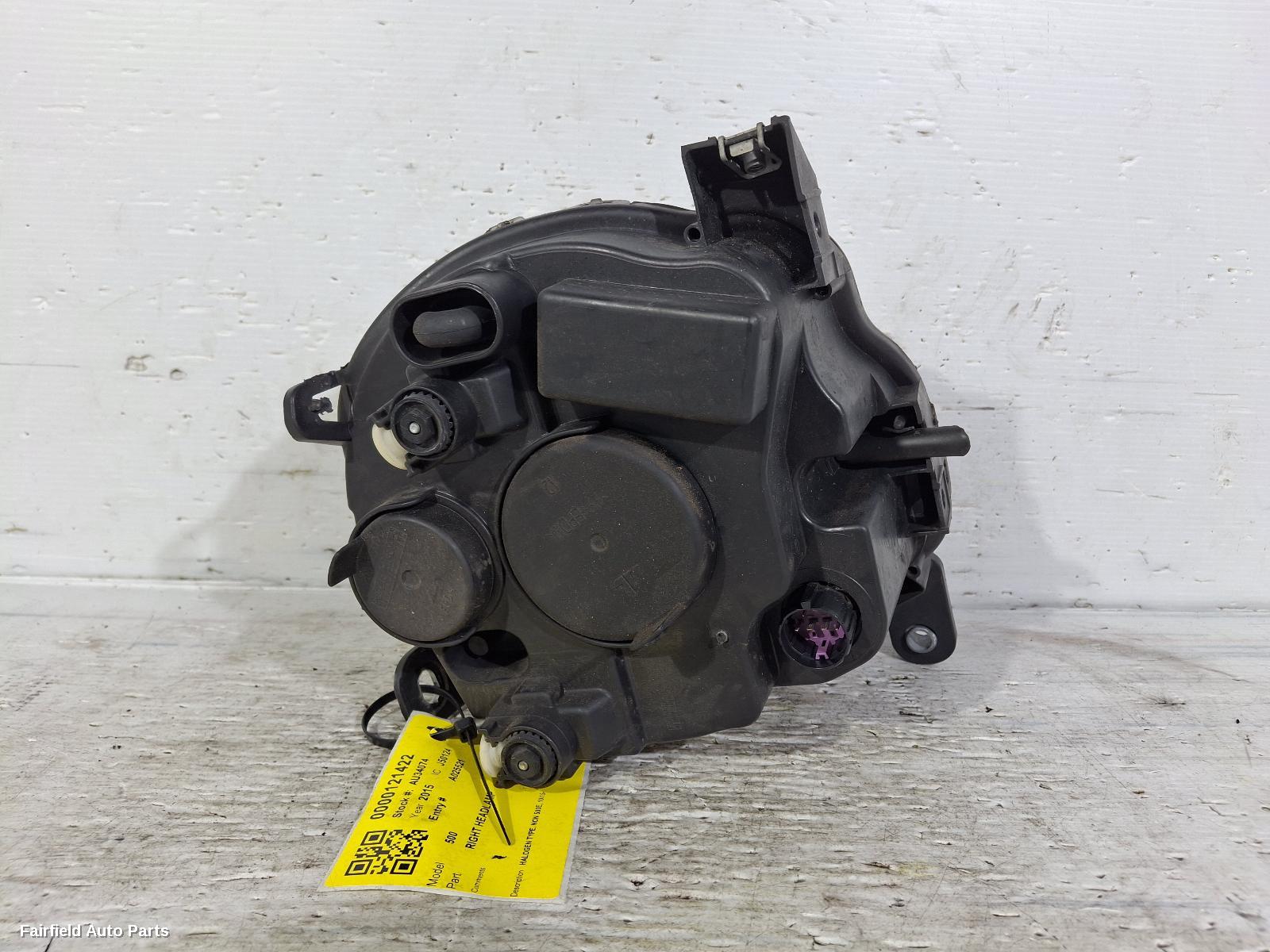2015-2024 Fiat 500 Right Headlamp