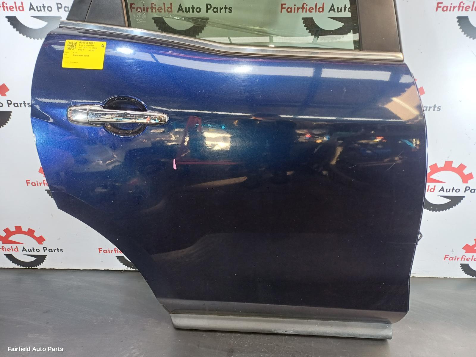 2006-2012 Mazda Cx7 Right Rear Door Sliding