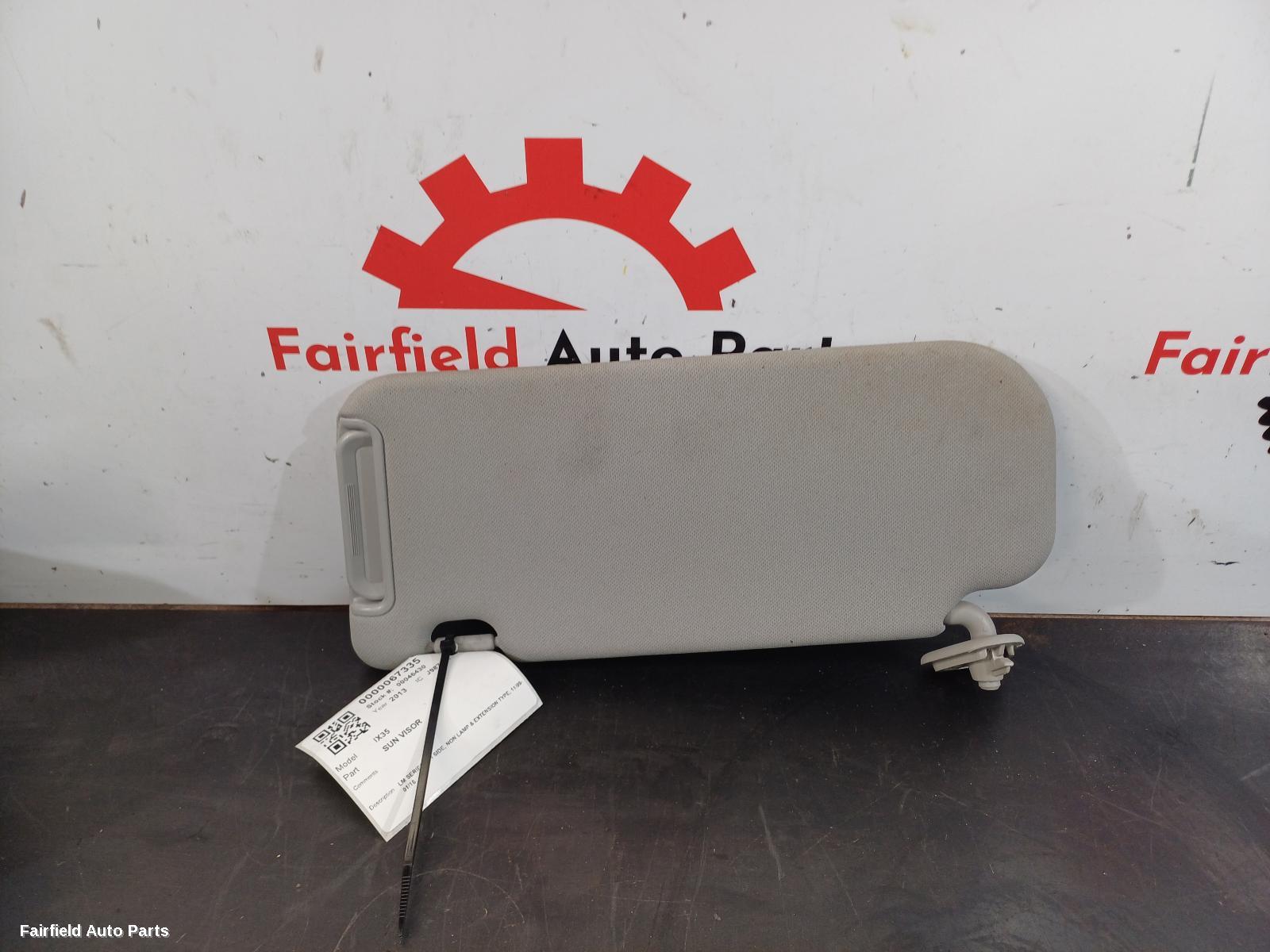 2009-2016 Hyundai Ix35 Sunvisor
