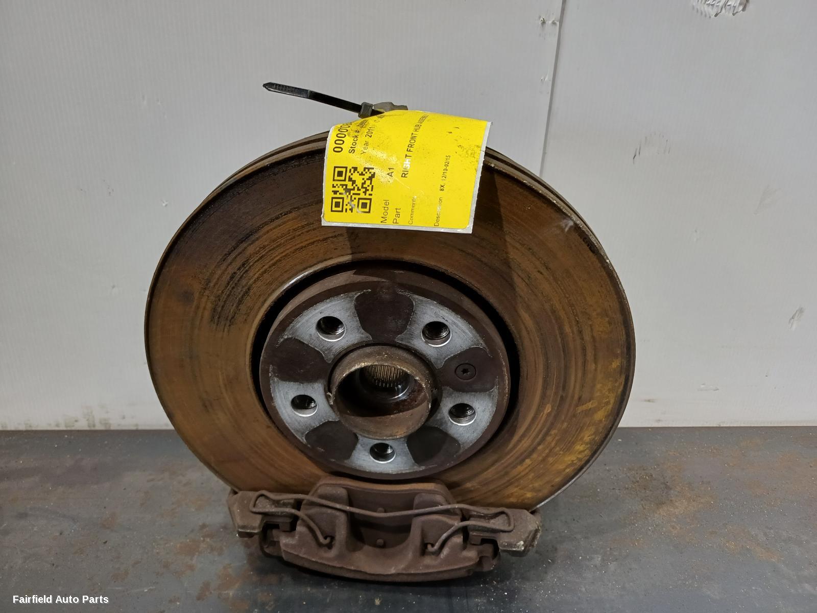 2010-2015 Audi A1 Right Front Hub Assembly