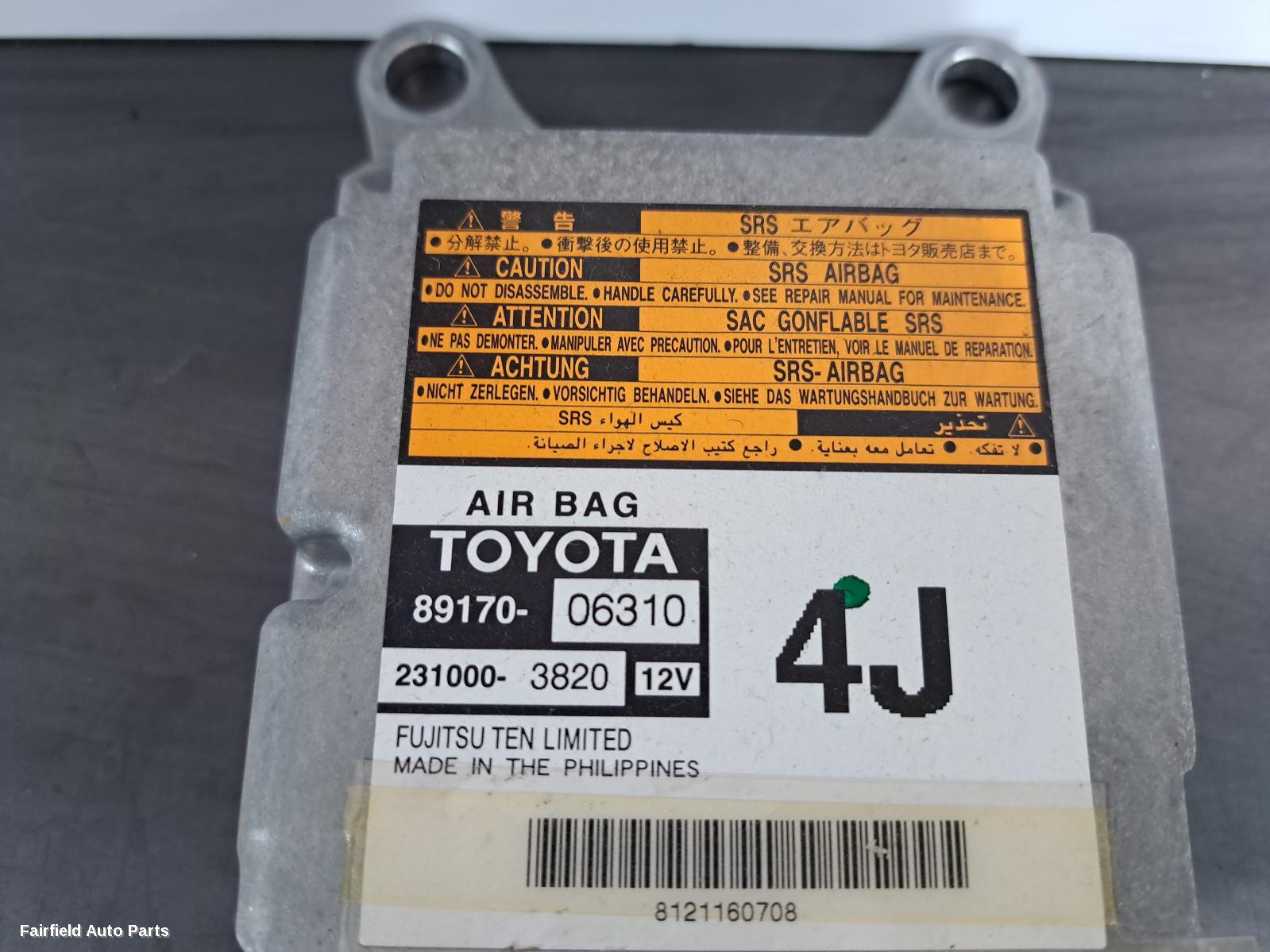 2006-2011 Toyota Camry Airbag Module Sensor