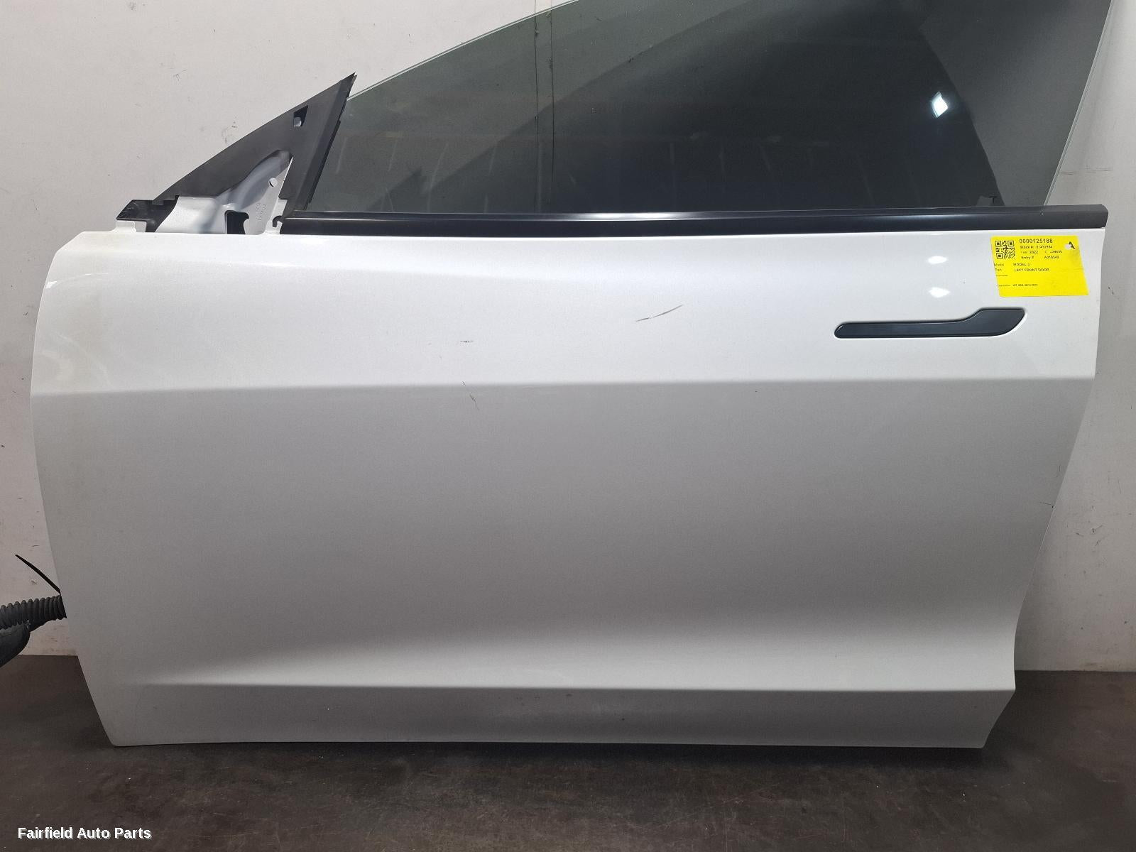 2019-2023 Tesla Model 3 Left Front Door