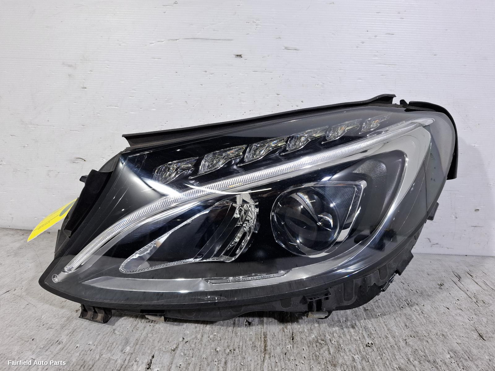 2014-2018 Mercedes C Class Left Headlamp