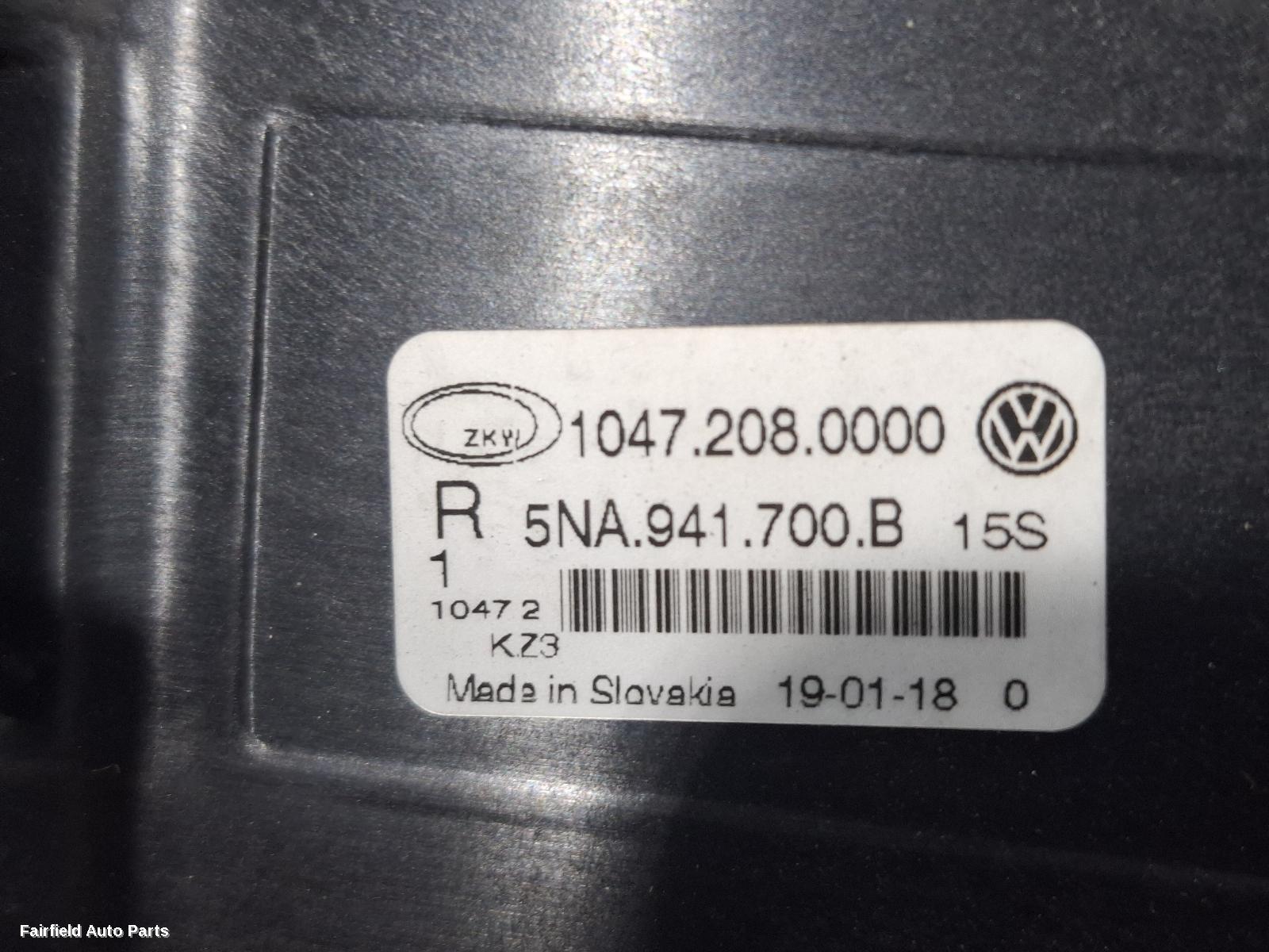 2016-2021 Volkswagen Tiguan Right Indicator Fog Side