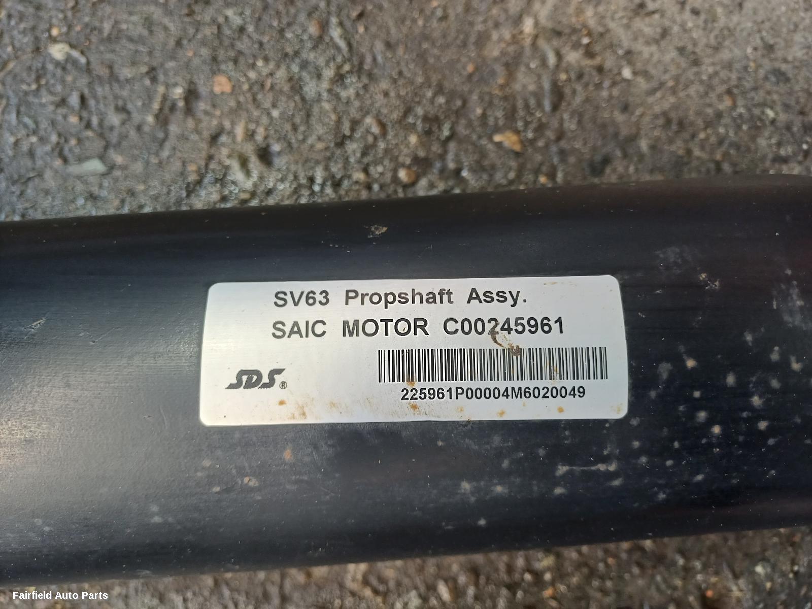 2020-2026 Ldv Deliver 9 Rear Drive Shaft